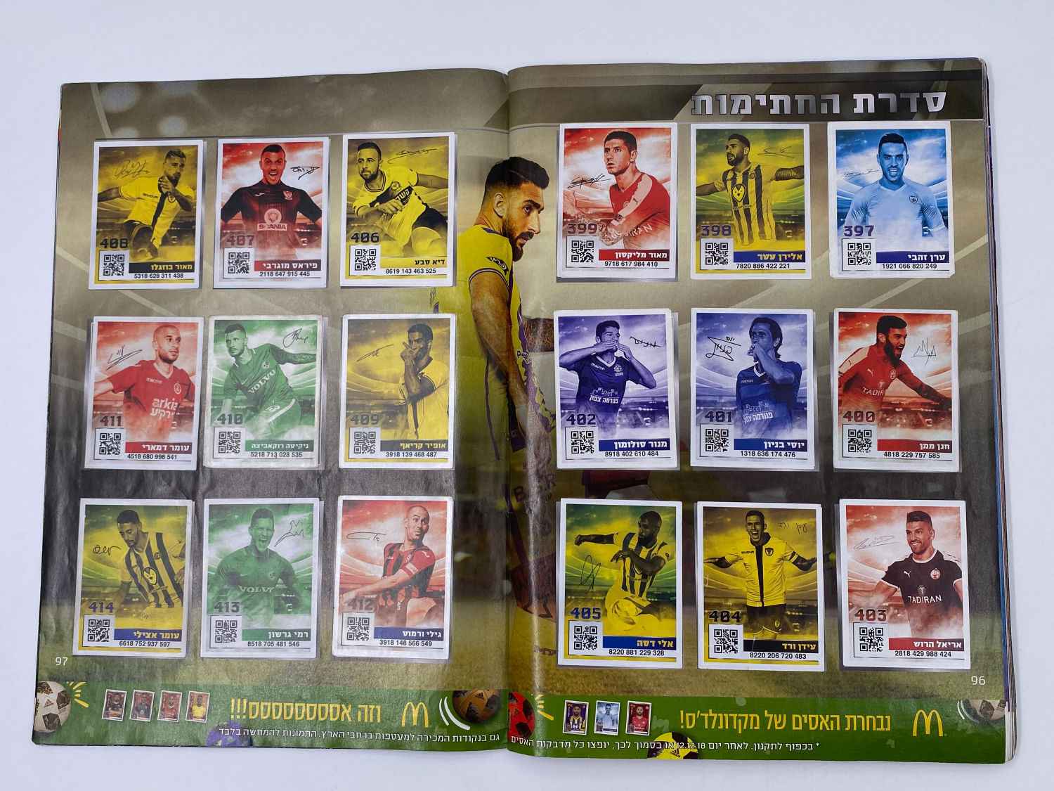 אלבומי מדבקות - אלבום סופרגול 2018-2019
סוּפרגוֹל הוא שמו של אלבום איסוף מדבקות מאת חברת P.M.I, בשיתוף עם ... - 1 35