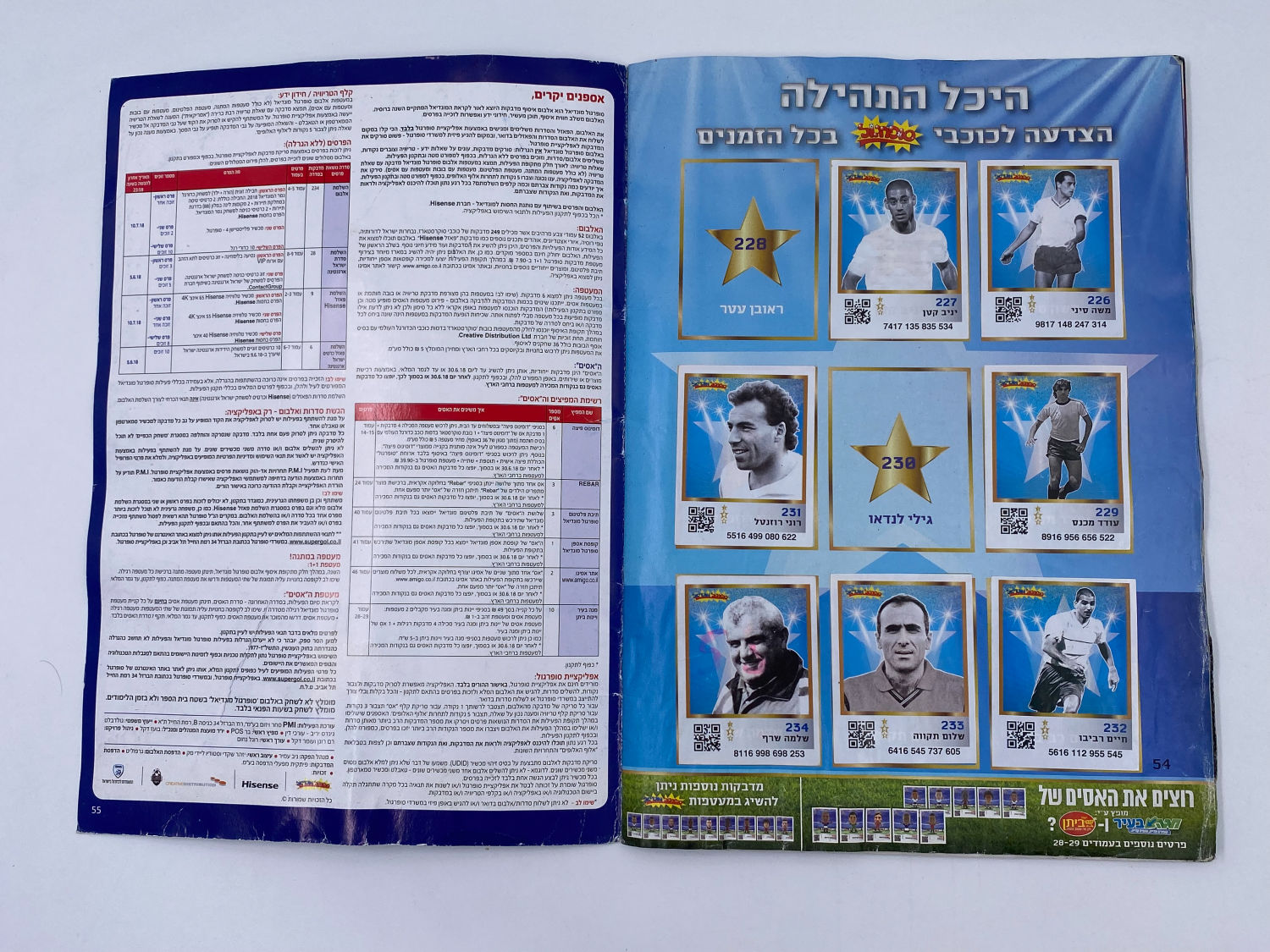 אלבומי מדבקות - אלבום סופרגול מונדיאל, ישראל נגד ארגנטינה
סוּפרגוֹל הוא שמו של אלבום איסוף מדבקות מאת ... - 1 8