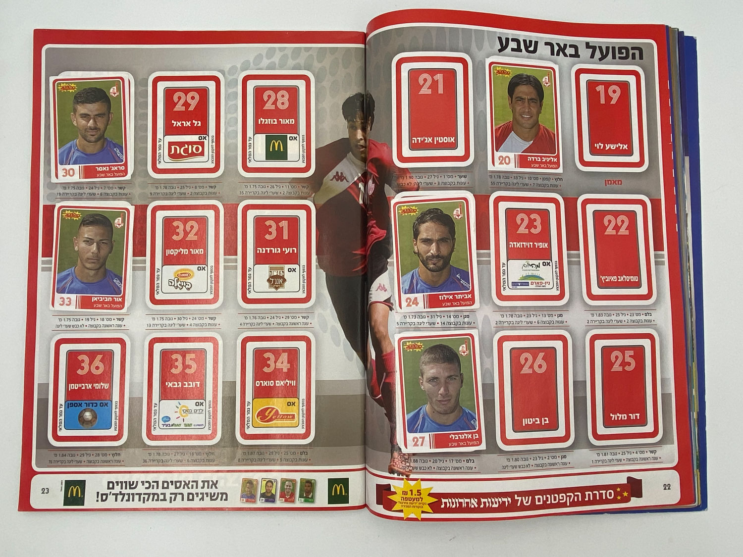 אלבומי מדבקות - אלבום סופרגול 2014-2015
סוּפרגוֹל הוא שמו של אלבום איסוף מדבקות מאת חברת P.M.I, בשיתוף עם ... - 1 7