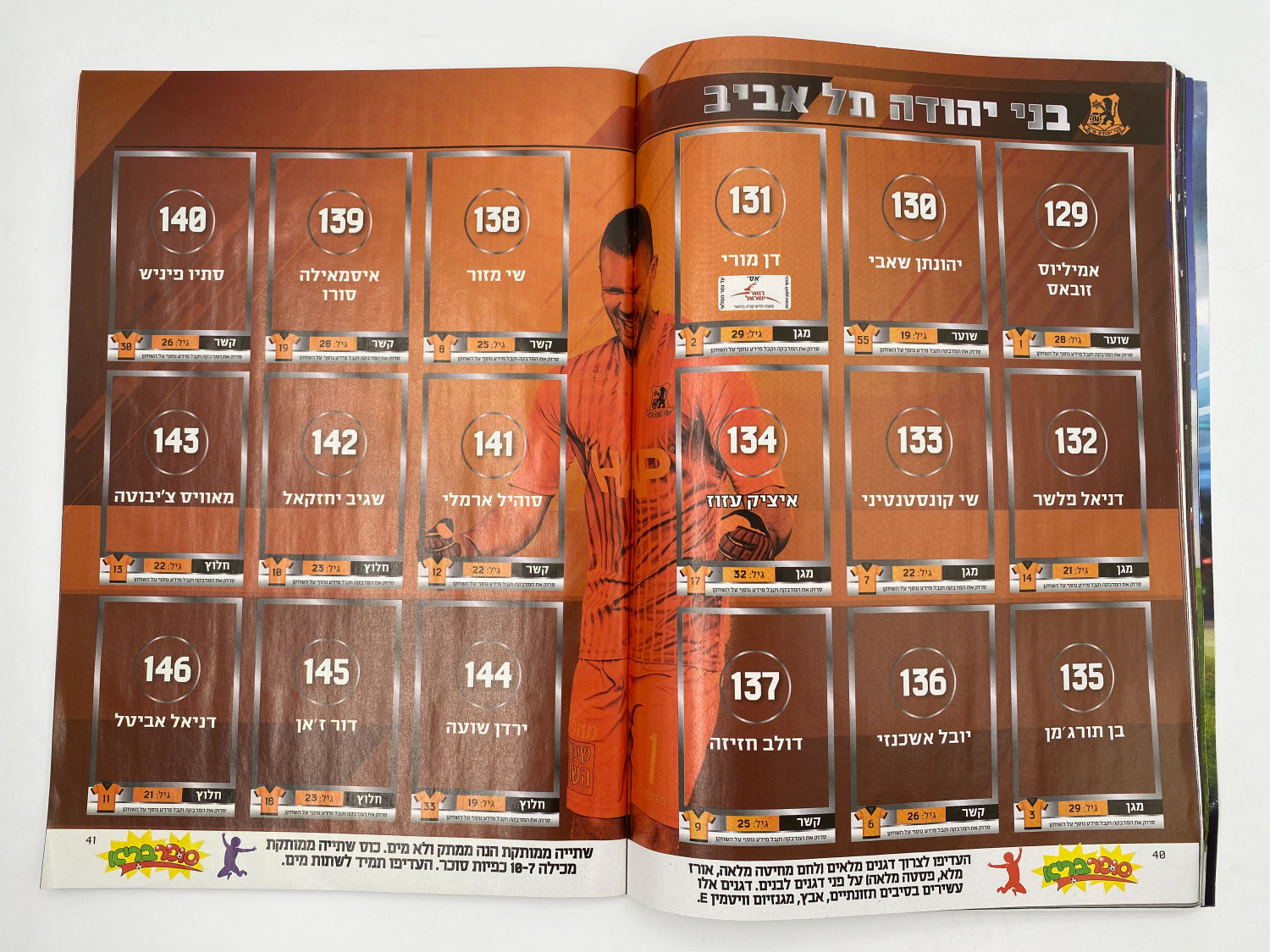 אלבומי מדבקות - אלבום סופרגול 2018-2019
סוּפרגוֹל הוא שמו של אלבום איסוף מדבקות מאת חברת P.M.I, בשיתוף עם ... - 1 12