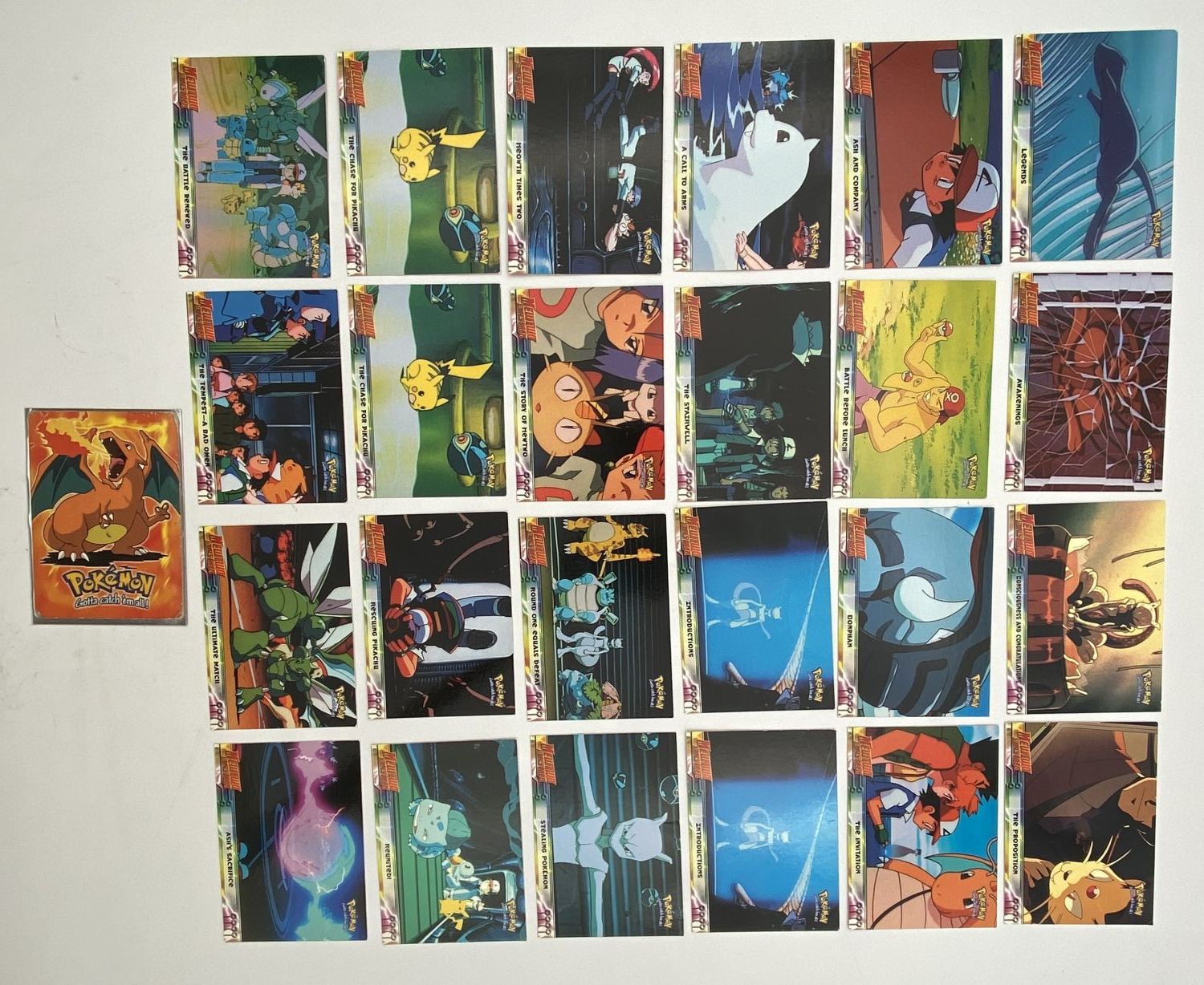 קלפי איסוף - לוט של 25 קלפי פוקימון - Used - Pokémon the First Movie Trading Cards - 2nd printing - ... - 1 0