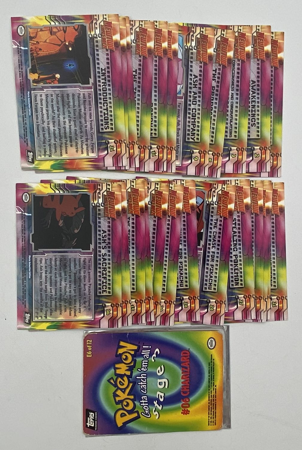קלפי איסוף - לוט של 25 קלפי פוקימון - Used - Pokémon the First Movie Trading Cards - 2nd printing - ... - 1 1