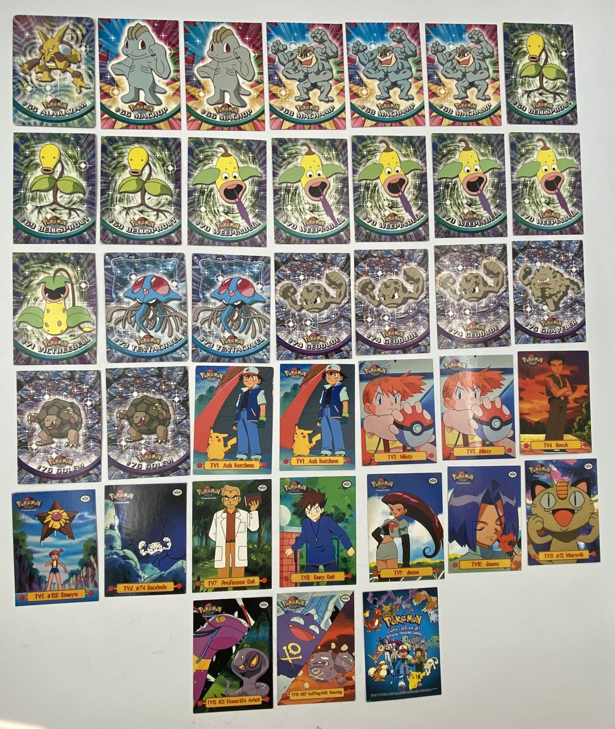 קלפי איסוף - לוט של למעלה מ-140 קלפי פוקימון - Used - Pokémon Trading Cards series 1 - 1st printing - ... - 1 2