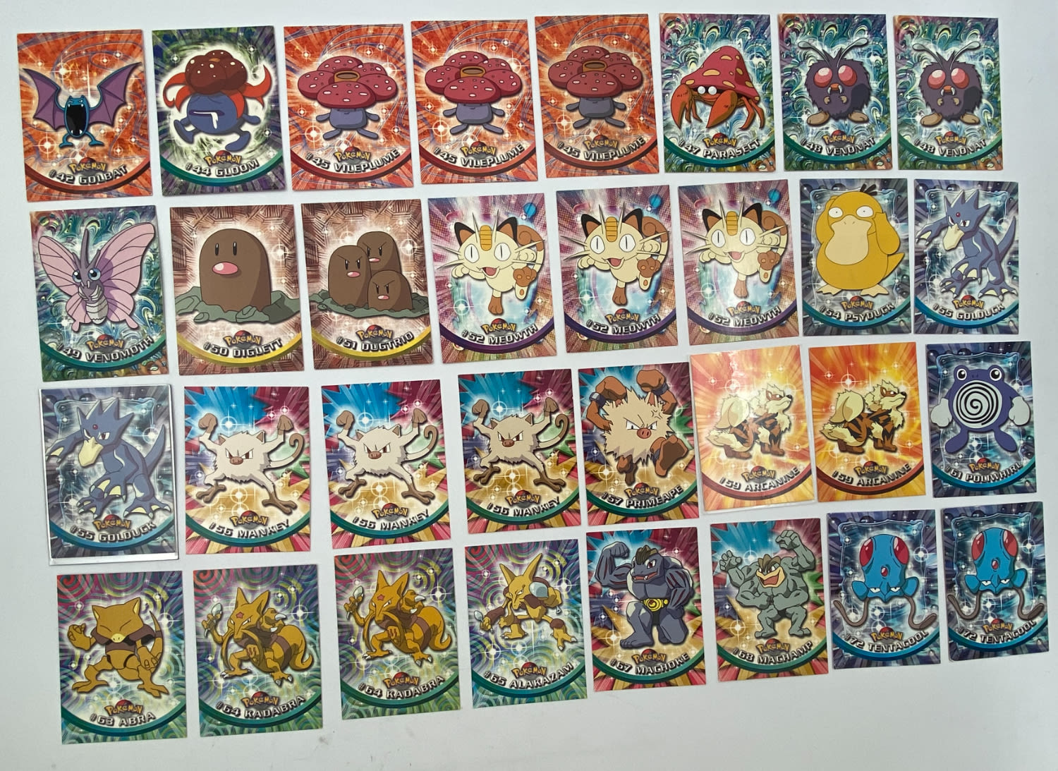 קלפי איסוף - לוט של למעלה מ-120 קלפי פוקימון - Used - Pokémon Trading Cards series 1 - 2nd printing - ... - 1 2