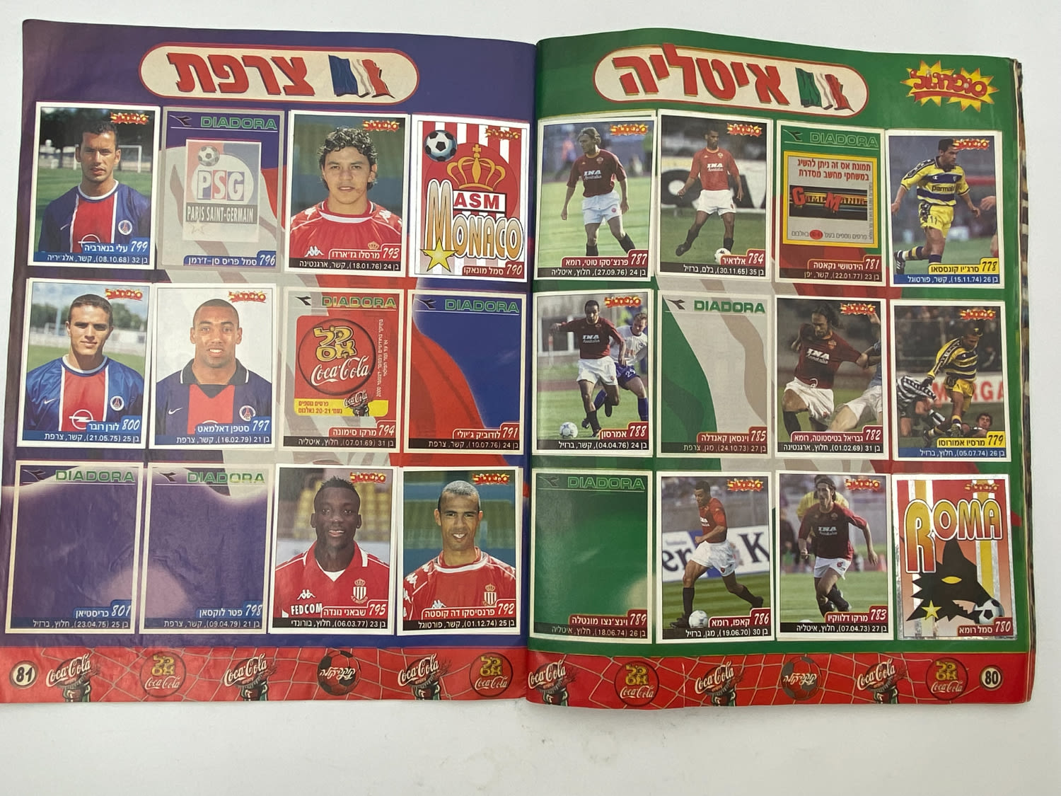 אלבומי מדבקות - אלבום סופרגול 2001 - כחצי מלא
סוּפרגוֹל הוא שמו של אלבום איסוף מדבקות מאת חברת P.M.I ... - 1 40