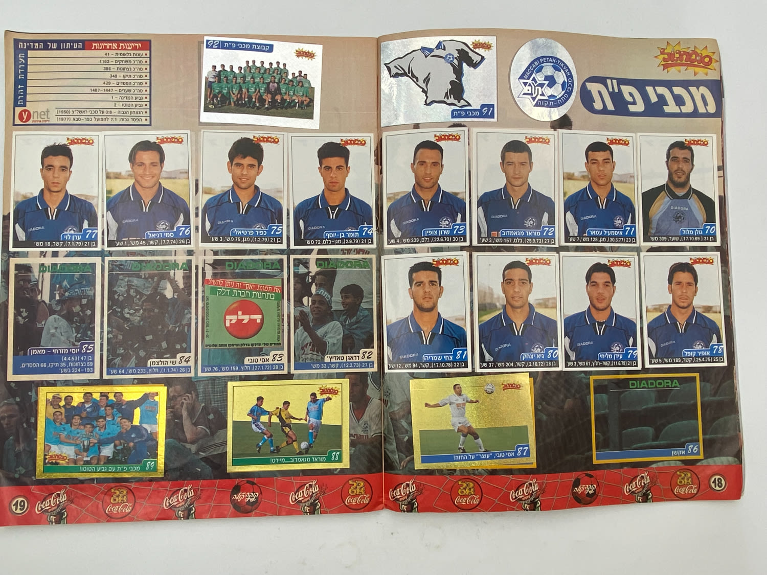 אלבומי מדבקות - אלבום סופרגול 2001 - כחצי מלא
סוּפרגוֹל הוא שמו של אלבום איסוף מדבקות מאת חברת P.M.I ... - 1 9
