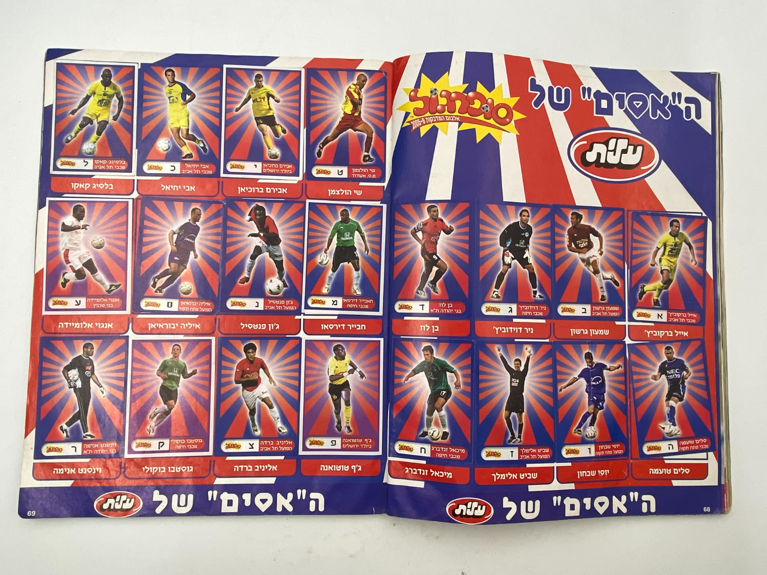 אלבומי מדבקות - אלבום סופרגול 2005-2006 - מלא ! (חסרים 4 עמודים, מס' 51-54 כולל, אשר מכילים עמודי פרסומות ... - 1 32