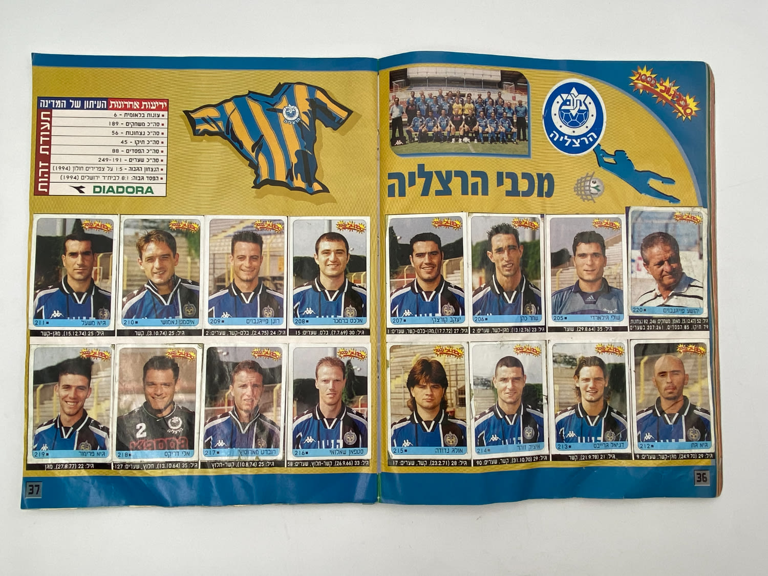 אלבומי מדבקות - אלבום סופרגול 2000, אלבום המילניום - רק חוסר 1 מתוך 565 מדבקות! - נדיר
התעדכנה תמונה לא ... - 1 59