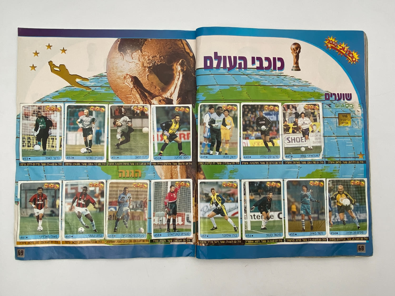 אלבומי מדבקות - אלבום סופרגול 2000, אלבום המילניום - רק חוסר 1 מתוך 565 מדבקות! - נדיר
התעדכנה תמונה לא ... - 1 75
