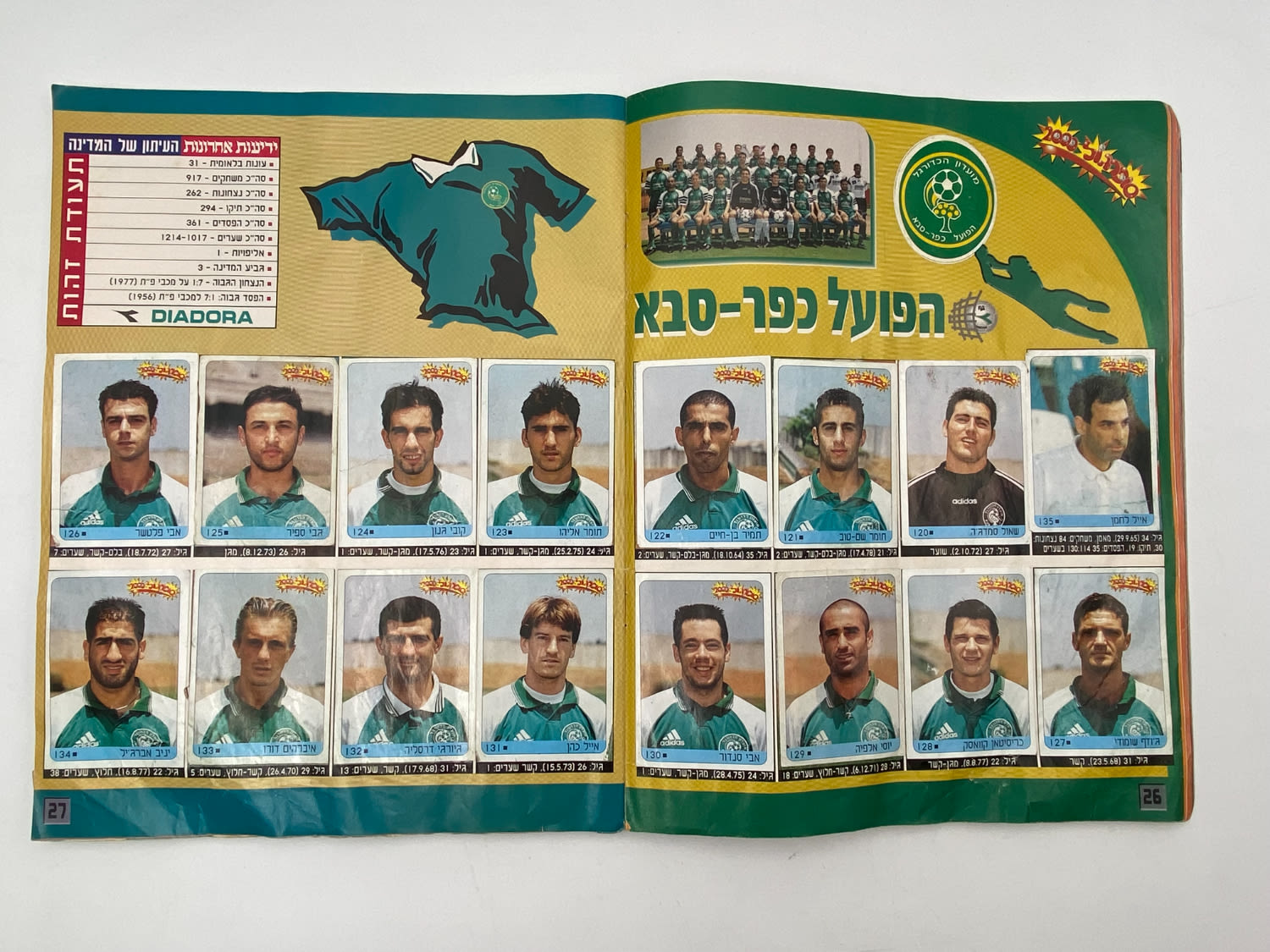 אלבומי מדבקות - אלבום סופרגול 2000, אלבום המילניום - רק חוסר 1 מתוך 565 מדבקות! - נדיר
התעדכנה תמונה לא ... - 1 54