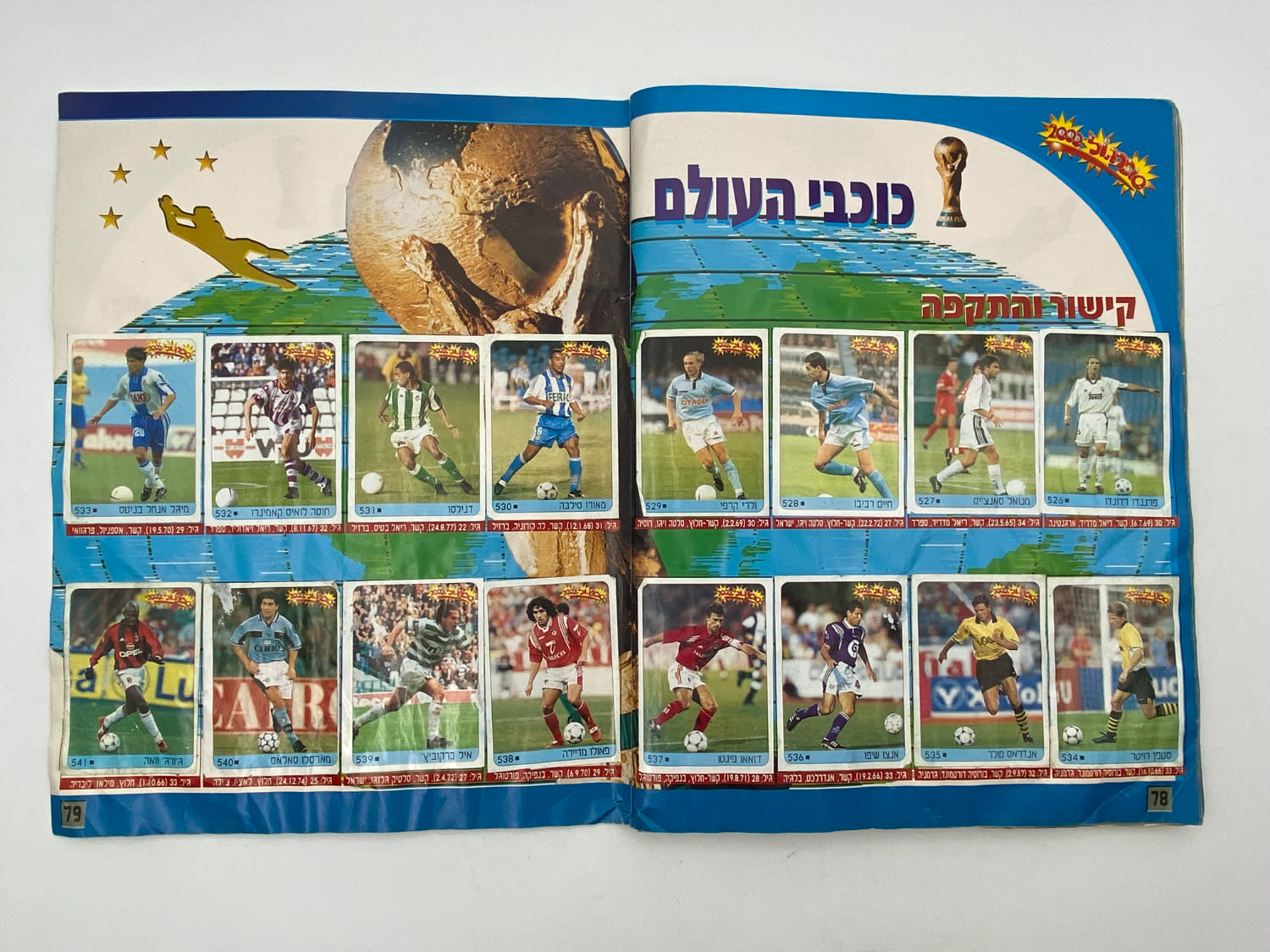 אלבומי מדבקות - אלבום סופרגול 2000, אלבום המילניום - רק חוסר 1 מתוך 565 מדבקות! - נדיר
התעדכנה תמונה לא ... - 1 80