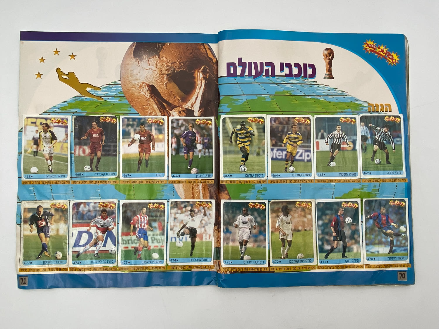 אלבומי מדבקות - אלבום סופרגול 2000, אלבום המילניום - רק חוסר 1 מתוך 565 מדבקות! - נדיר
התעדכנה תמונה לא ... - 1 34