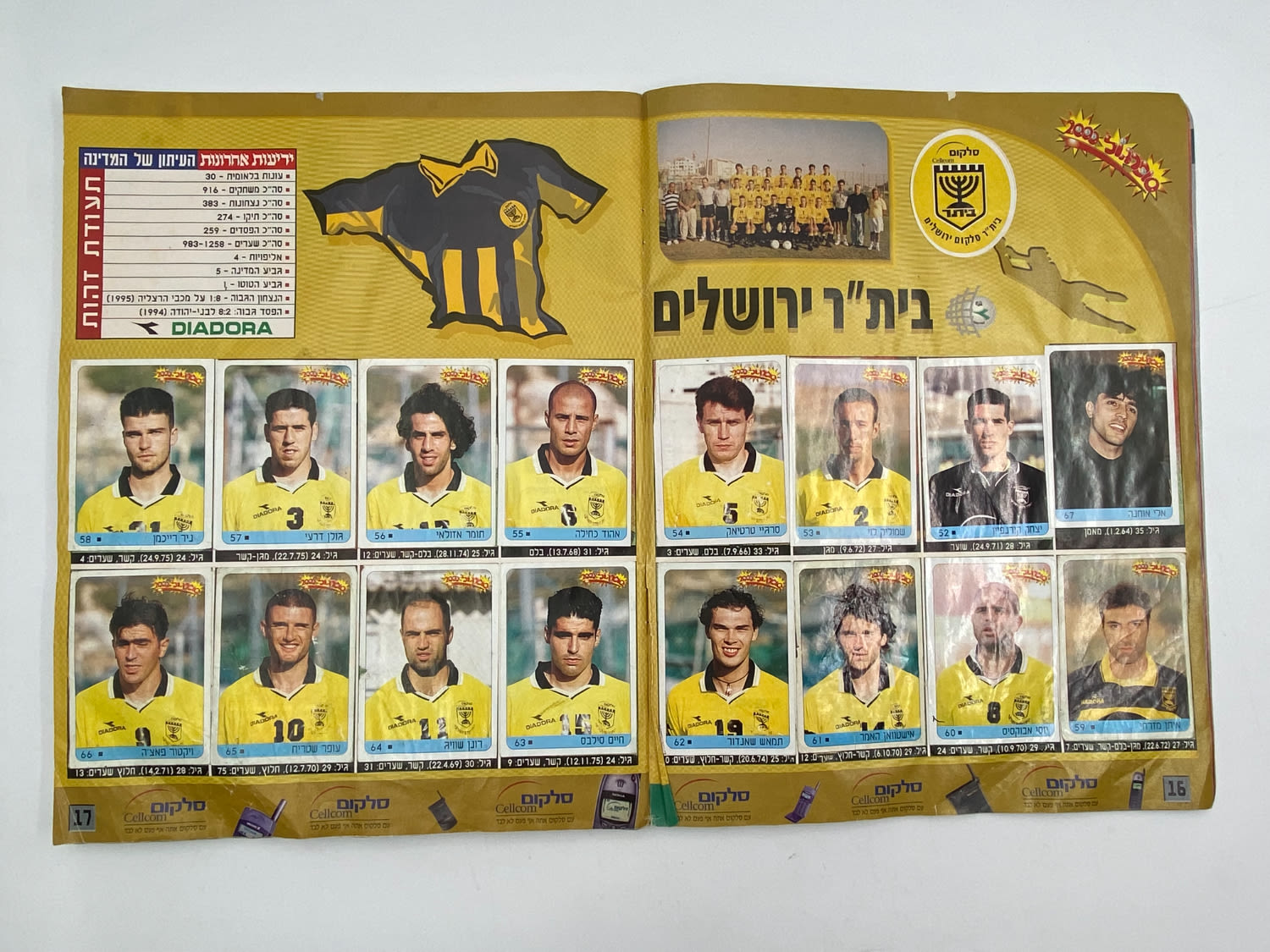 אלבומי מדבקות - אלבום סופרגול 2000, אלבום המילניום - רק חוסר 1 מתוך 565 מדבקות! - נדיר
התעדכנה תמונה לא ... - 1 50