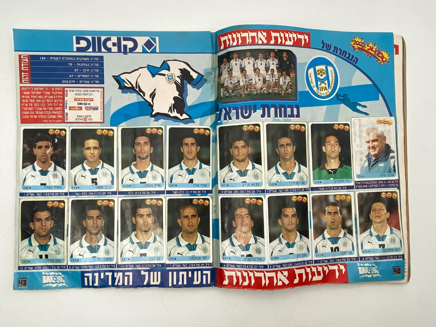 אלבומי מדבקות - אלבום סופרגול 2000, אלבום המילניום - רק חוסר 1 מתוך 565 מדבקות! - נדיר
התעדכנה תמונה לא ... - 1 62
