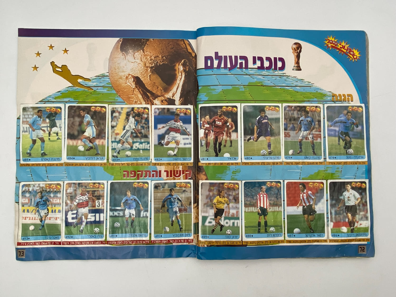 אלבומי מדבקות - אלבום סופרגול 2000, אלבום המילניום - רק חוסר 1 מתוך 565 מדבקות! - נדיר
התעדכנה תמונה לא ... - 1 35