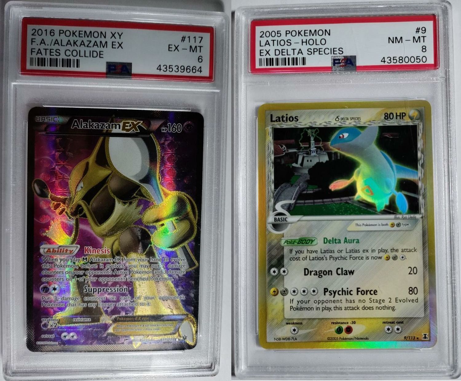 קלפי איסוף - קלפי פוקימון מדורגים - LATIOS-HOLO - DELTA SPECIES - PSA 8 Grade
ALAKAZAM EX - POKEMON ... - 1 0
