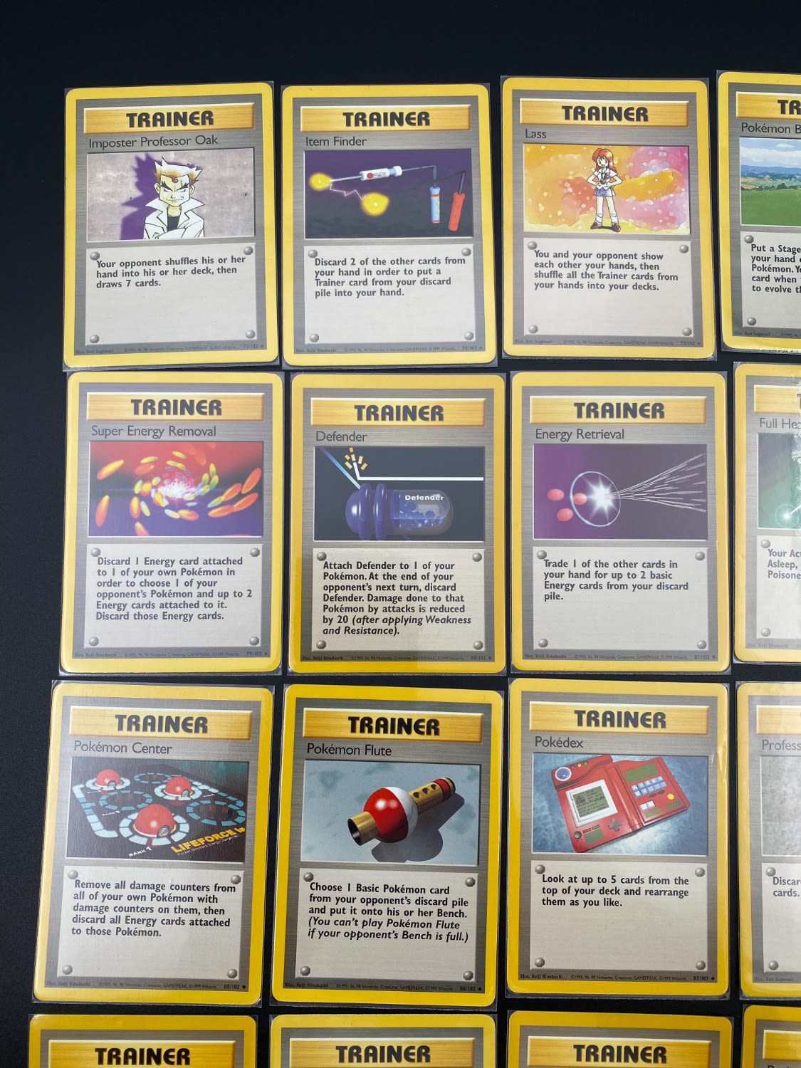 קלפי איסוף - סט שלם של קלפי פוקימון Base set 1, כולל 16 Holographic cards, מצבים NM-M - כל הקלפים שמורים ... - 1 43
