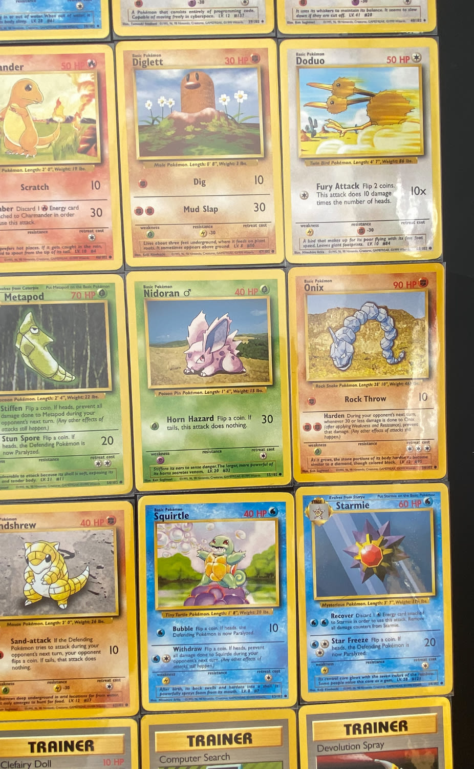 קלפי איסוף - סט שלם של קלפי פוקימון Base set 1, כולל 16 Holographic cards, מצבים NM-M - כל הקלפים שמורים ... - 1 39
