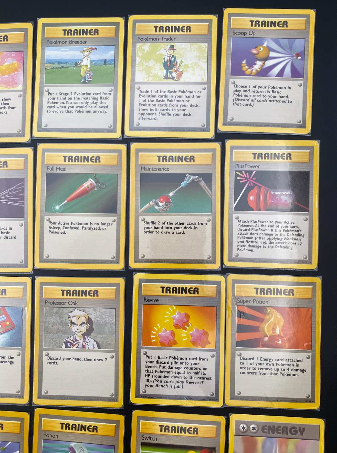 קלפי איסוף - סט שלם של קלפי פוקימון Base set 1, כולל 16 Holographic cards, מצבים NM-M - כל הקלפים שמורים ... - 1 44