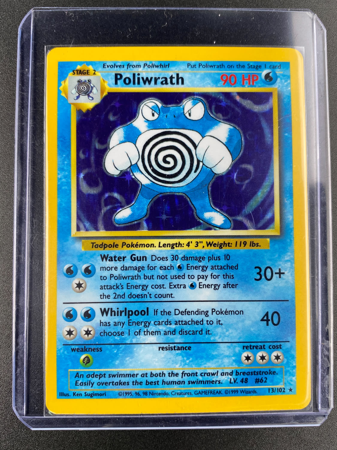 קלפי איסוף - סט שלם של קלפי פוקימון Base set 1, כולל 16 Holographic cards, מצבים NM-M - כל הקלפים שמורים ... - 1 25