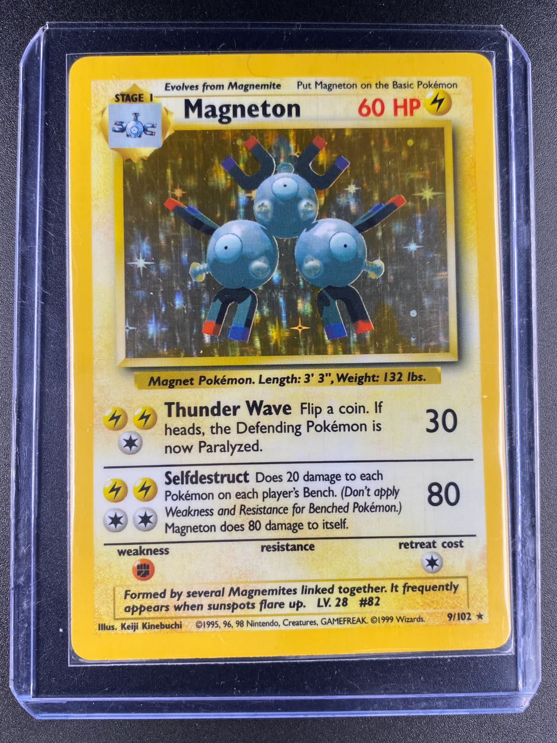 קלפי איסוף - סט שלם של קלפי פוקימון Base set 1, כולל 16 Holographic cards, מצבים NM-M - כל הקלפים שמורים ... - 1 17