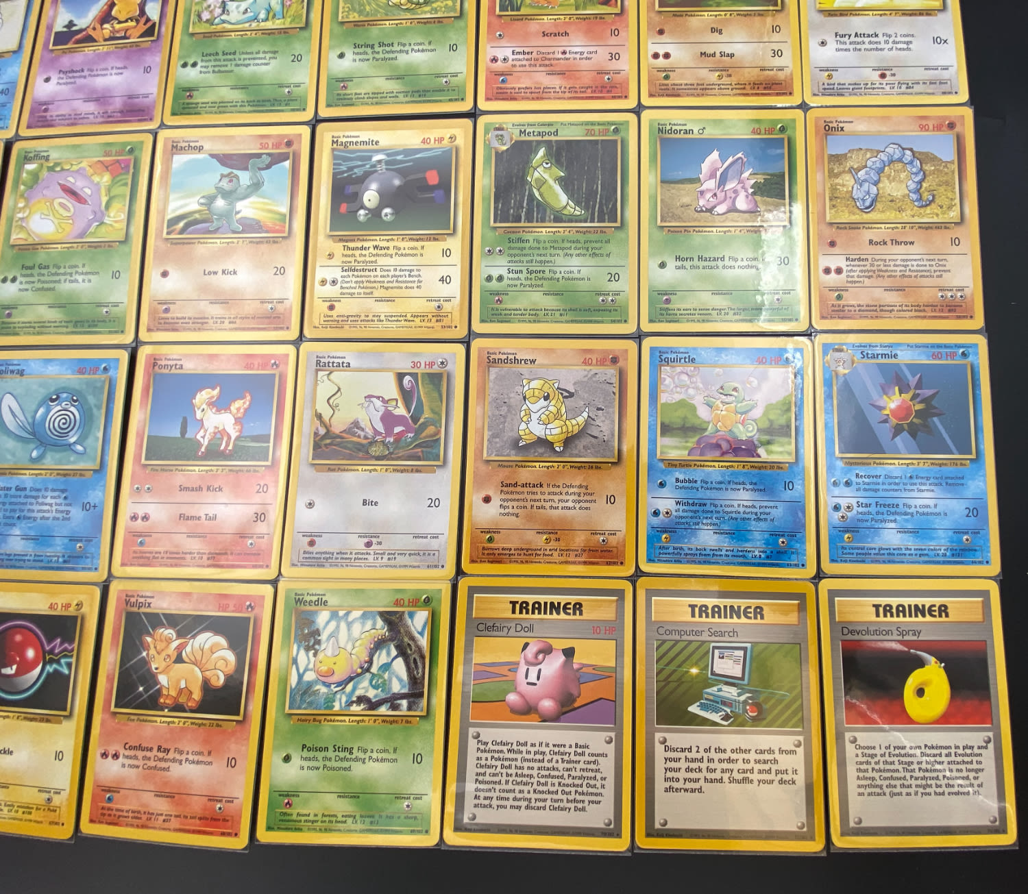 קלפי איסוף - סט שלם של קלפי פוקימון Base set 1, כולל 16 Holographic cards, מצבים NM-M - כל הקלפים שמורים ... - 1 41