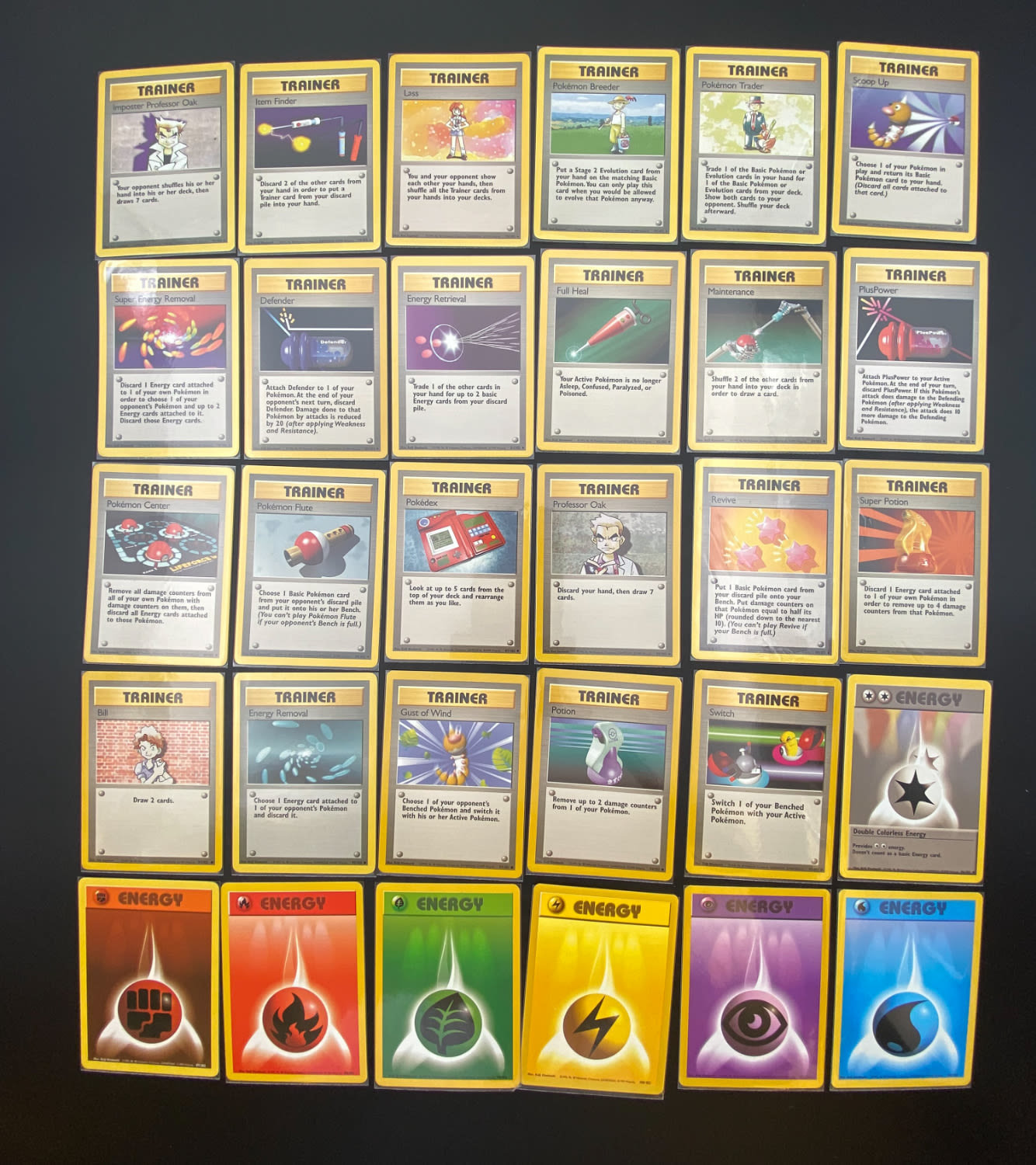 קלפי איסוף - סט שלם של קלפי פוקימון Base set 1, כולל 16 Holographic cards, מצבים NM-M - כל הקלפים שמורים ... - 1 42