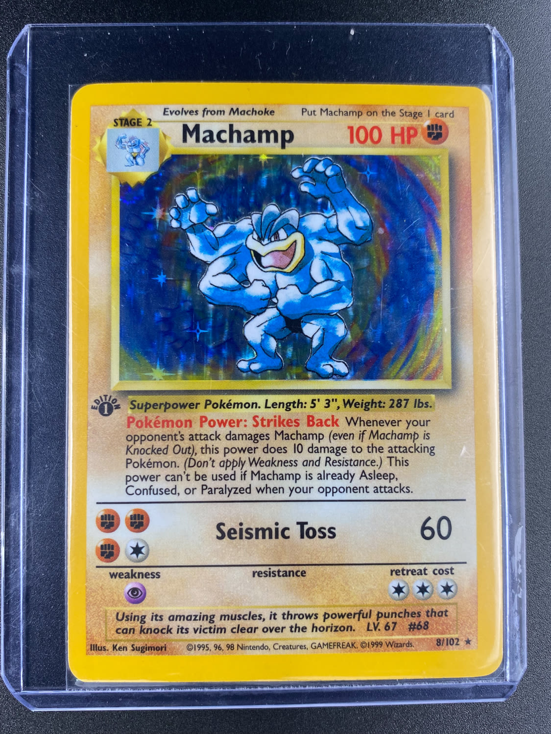 קלפי איסוף - סט שלם של קלפי פוקימון Base set 1, כולל 16 Holographic cards, מצבים NM-M - כל הקלפים שמורים ... - 1 15