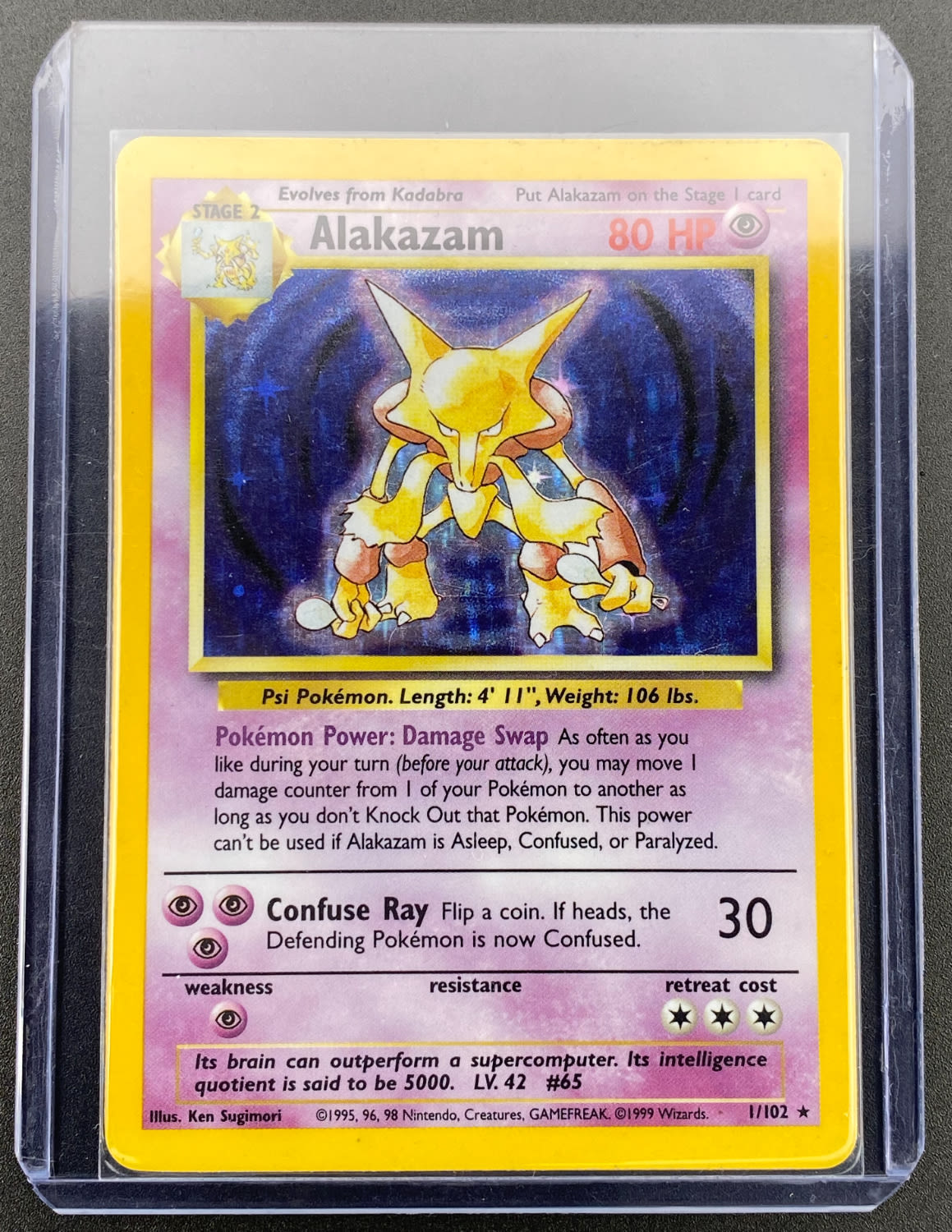 קלפי איסוף - סט שלם של קלפי פוקימון Base set 1, כולל 16 Holographic cards, מצבים NM-M - כל הקלפים שמורים ... - 1 1