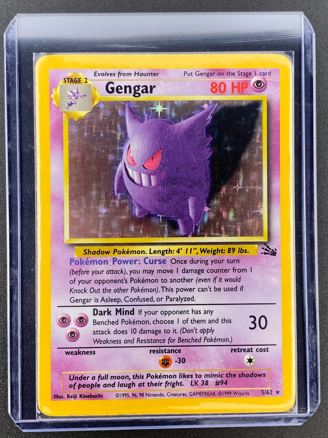 קלפי איסוף - סט שלם של קלפי פוקימון Fossil, כולל 16 Holographic cards, מצבים NM-M - כל הקלפים שמורים בsleeves ... - 1 11