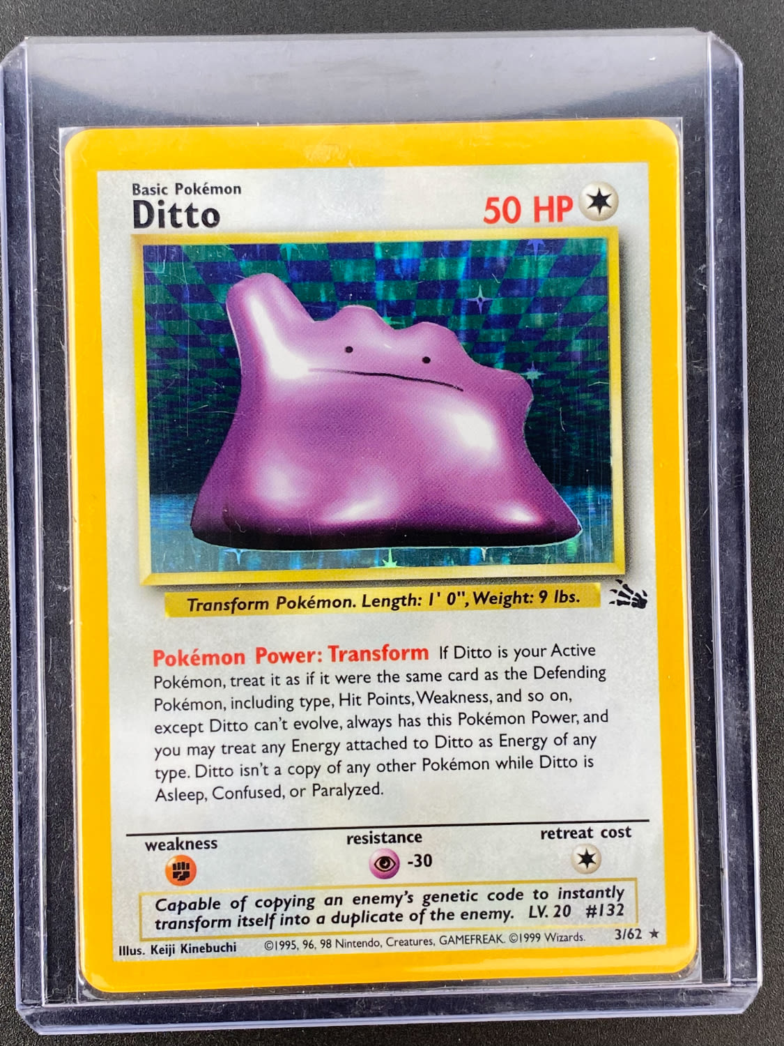 קלפי איסוף - סט שלם של קלפי פוקימון Fossil, כולל 16 Holographic cards, מצבים NM-M - כל הקלפים שמורים בsleeves ... - 1 7
