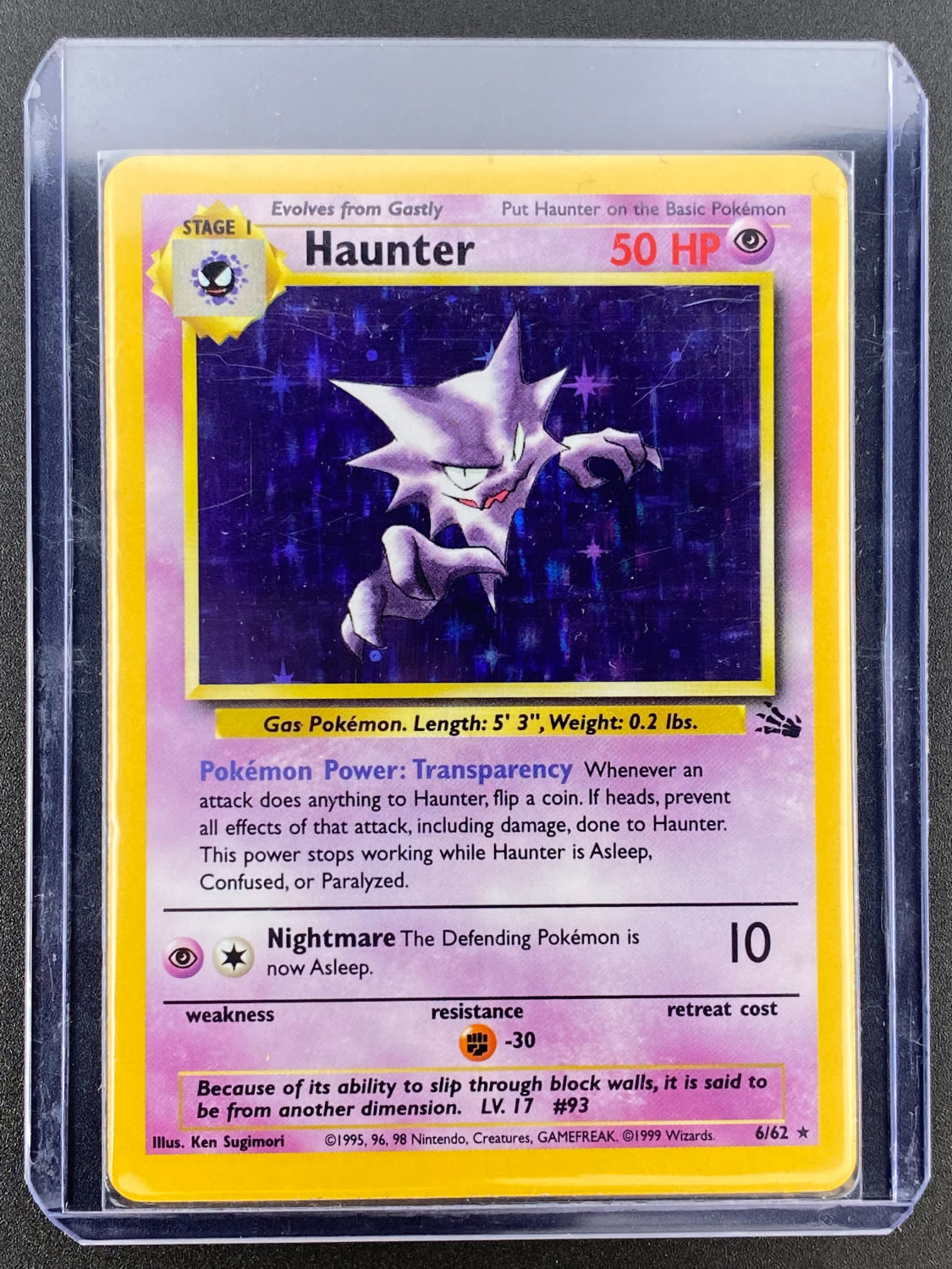 קלפי איסוף - סט שלם של קלפי פוקימון Fossil, כולל 16 Holographic cards, מצבים NM-M - כל הקלפים שמורים בsleeves ... - 1 13