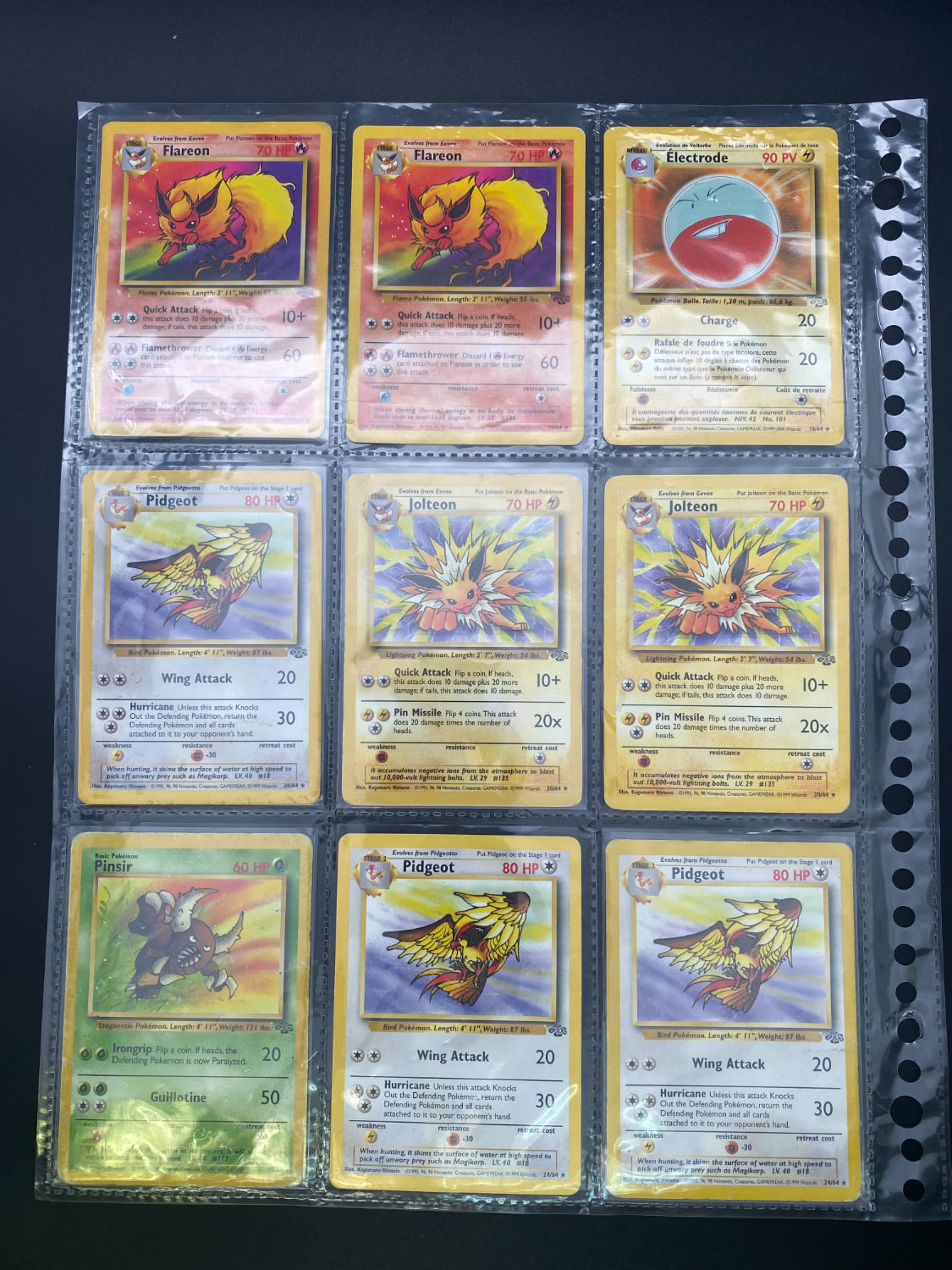 148 קלפי פוקימון - Rare + Holo Rare - במצב Used - מהסדרות WOTC ו-Topps - 1 16