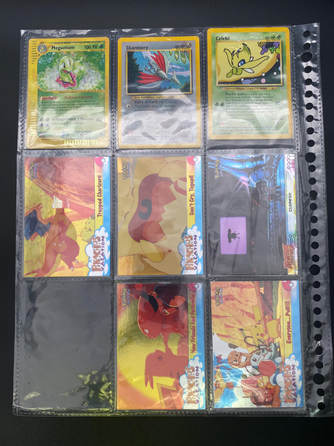 148 קלפי פוקימון - Rare + Holo Rare - במצב Used - מהסדרות WOTC ו-Topps - 1 32