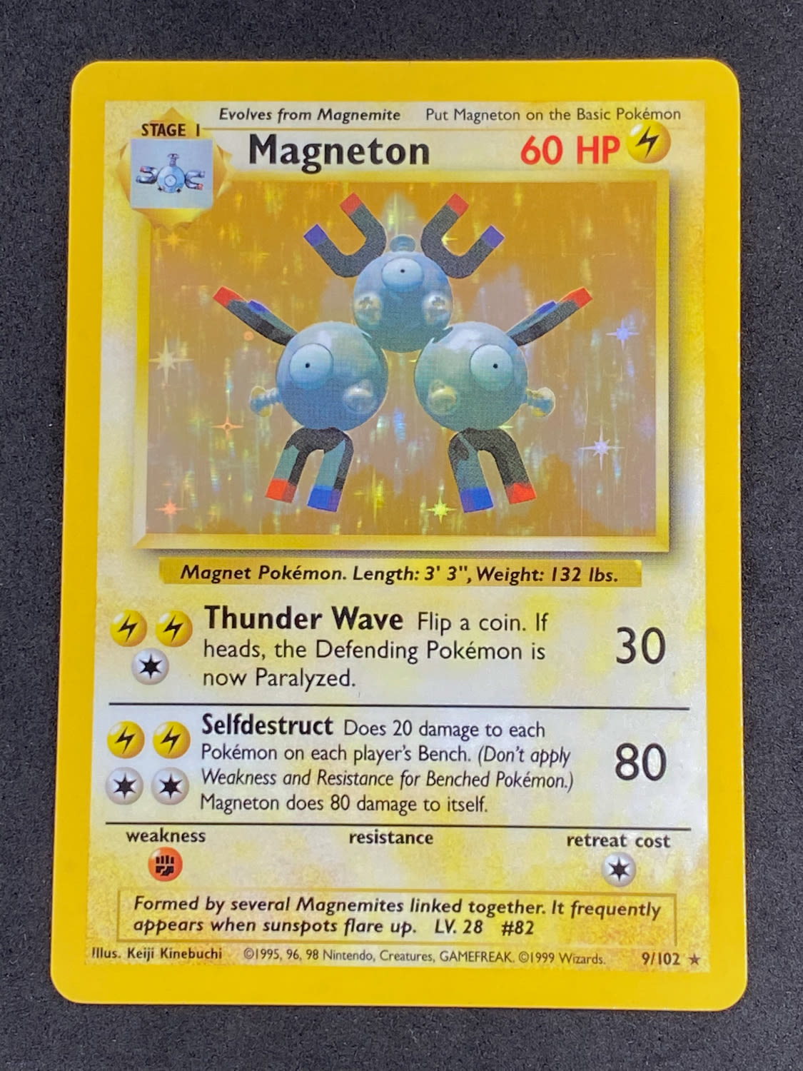 קלפי איסוף - סט שלם של קלפי פוקימון Base set 1, כולל 16 Holographic cards, מצבים לפי התמונות, לדעתו (LP-M) - כל ... - 1 9