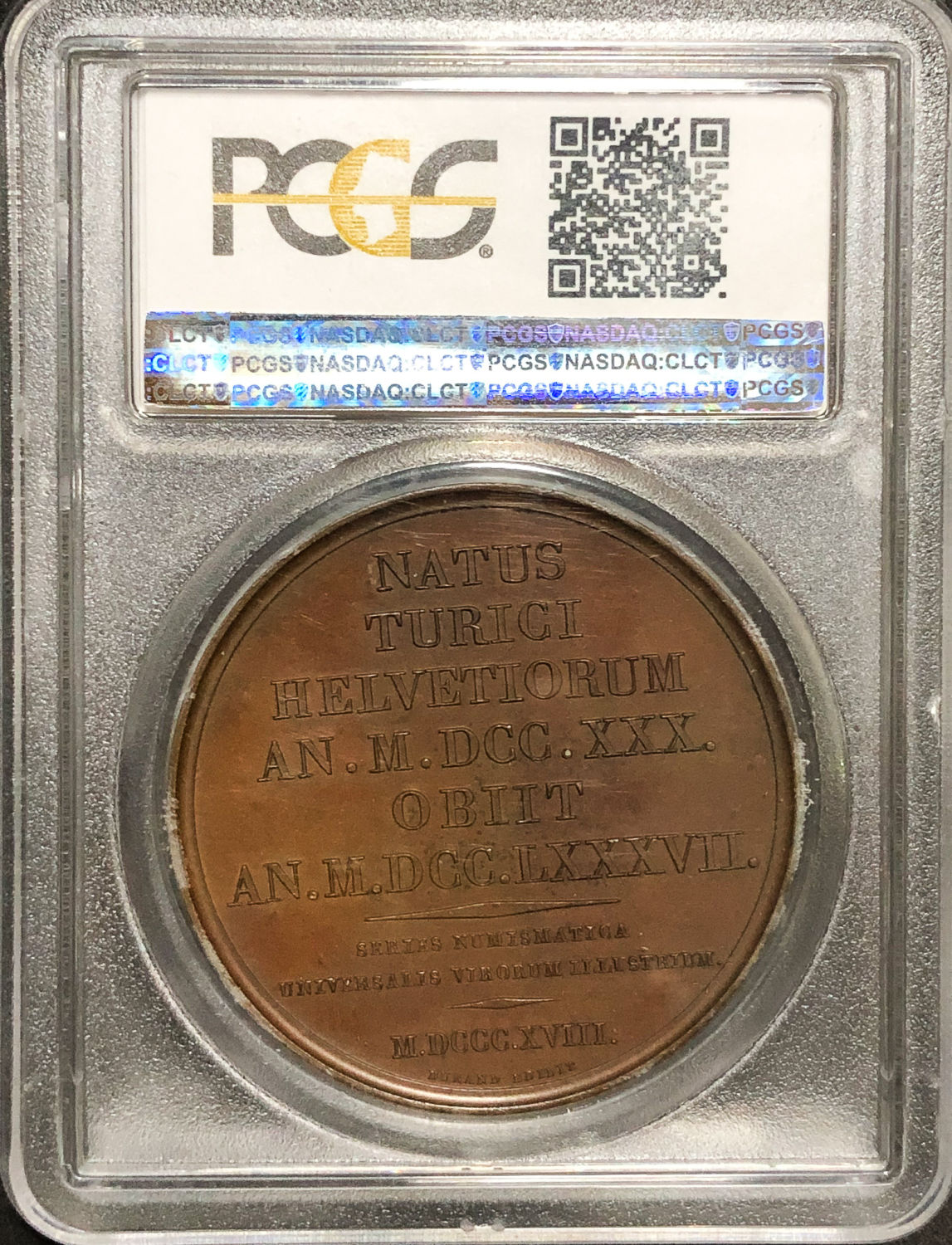 France - Sholomon Genser medal - PCGS SP64. - 1 3