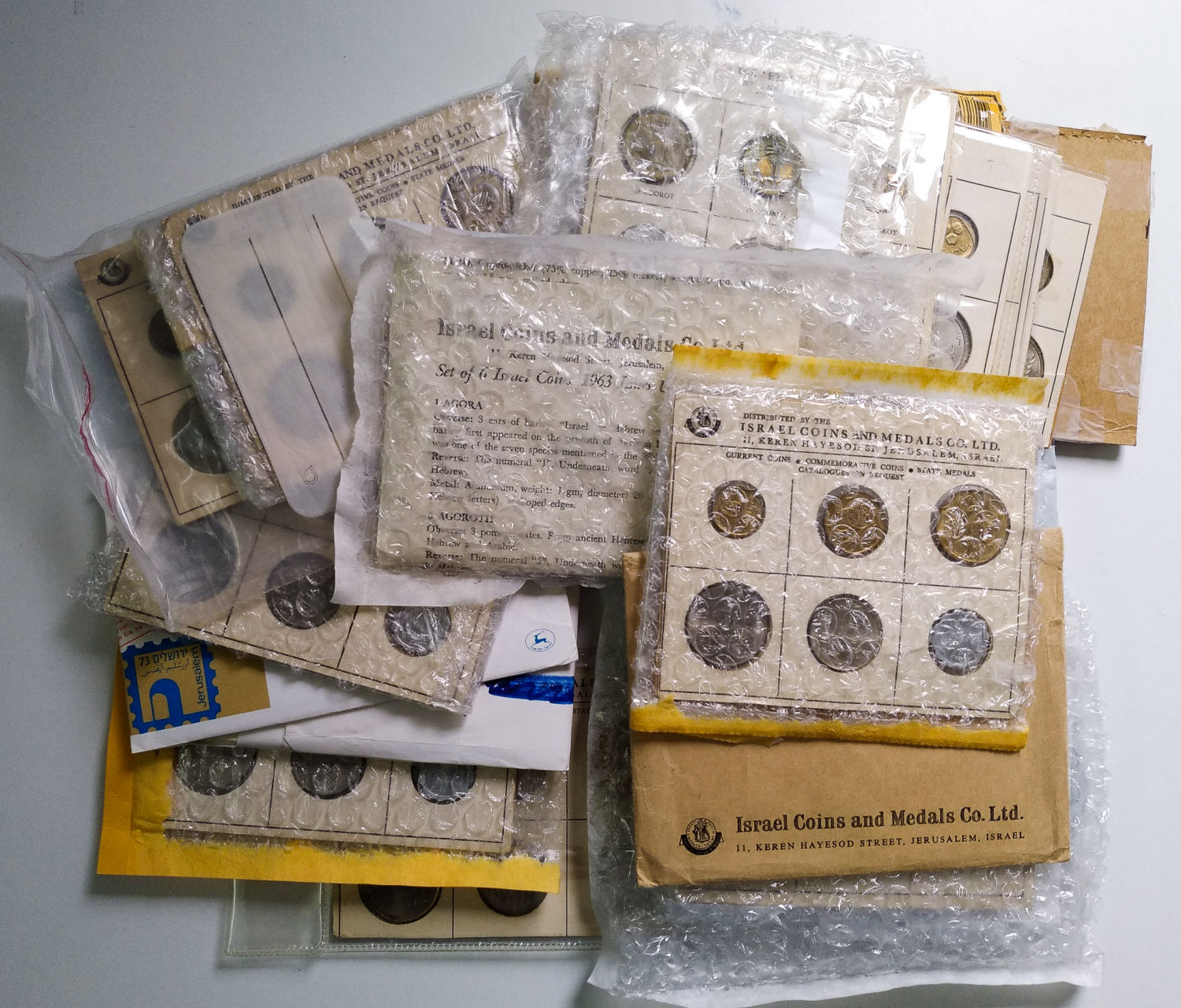 Israel - 24 sets from 1963 - different variations. - 1 0
