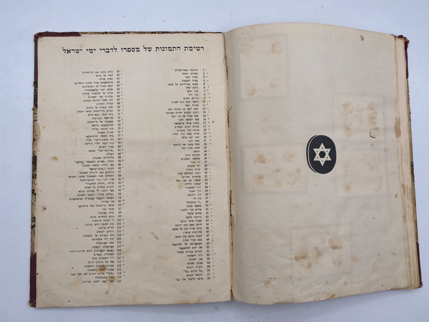 אלבומי מדבקות - אלבום תמונות לדברי ימי ישראל - שנות ה-30 פלשתינה - ארץ ישראל הוצאת האחים מספרו - בית חרושת ... - 1 27