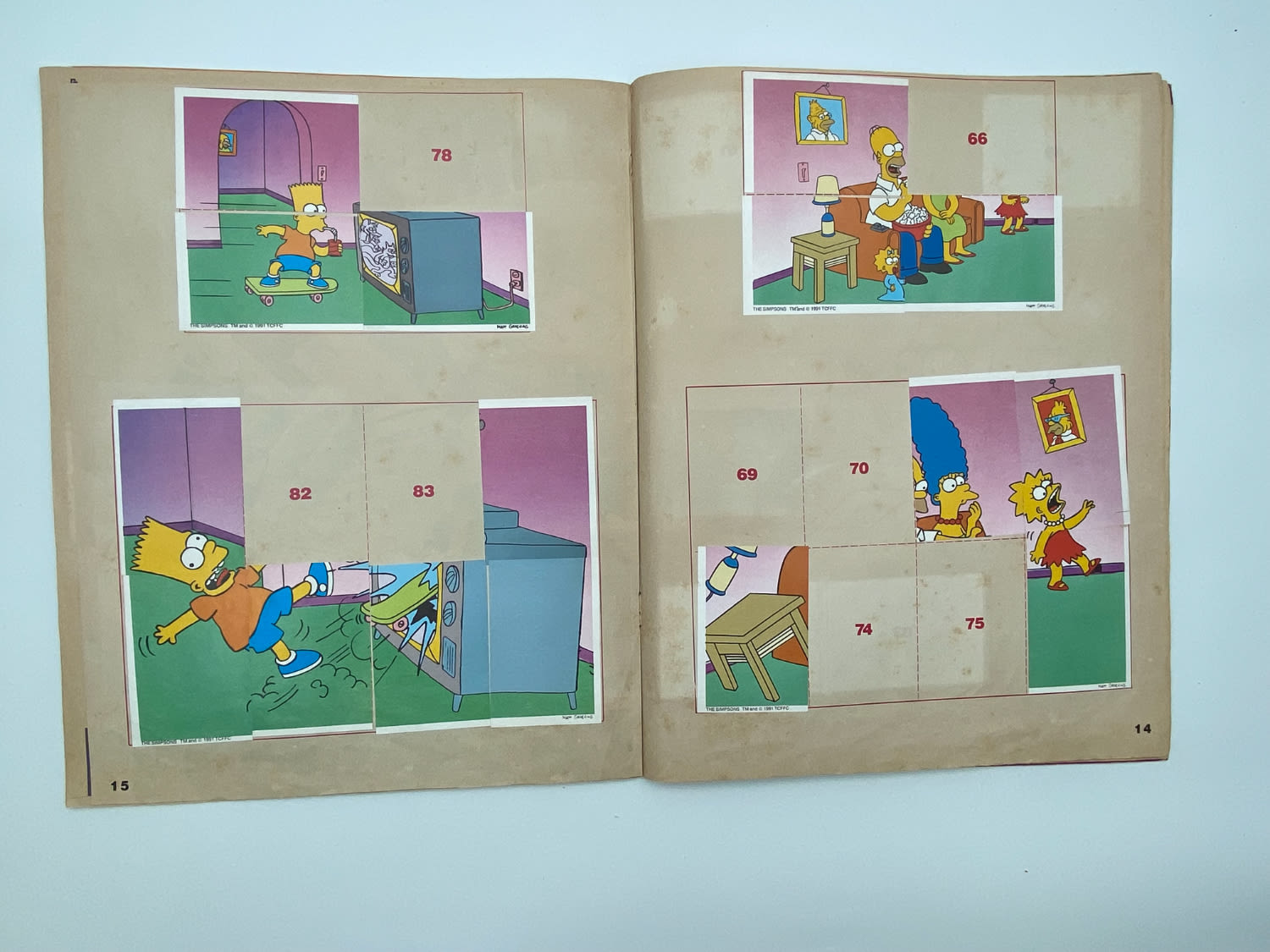 אלבומי מדבקות - הסימפסונים, "The Simpsons", עברית
... - 1 18