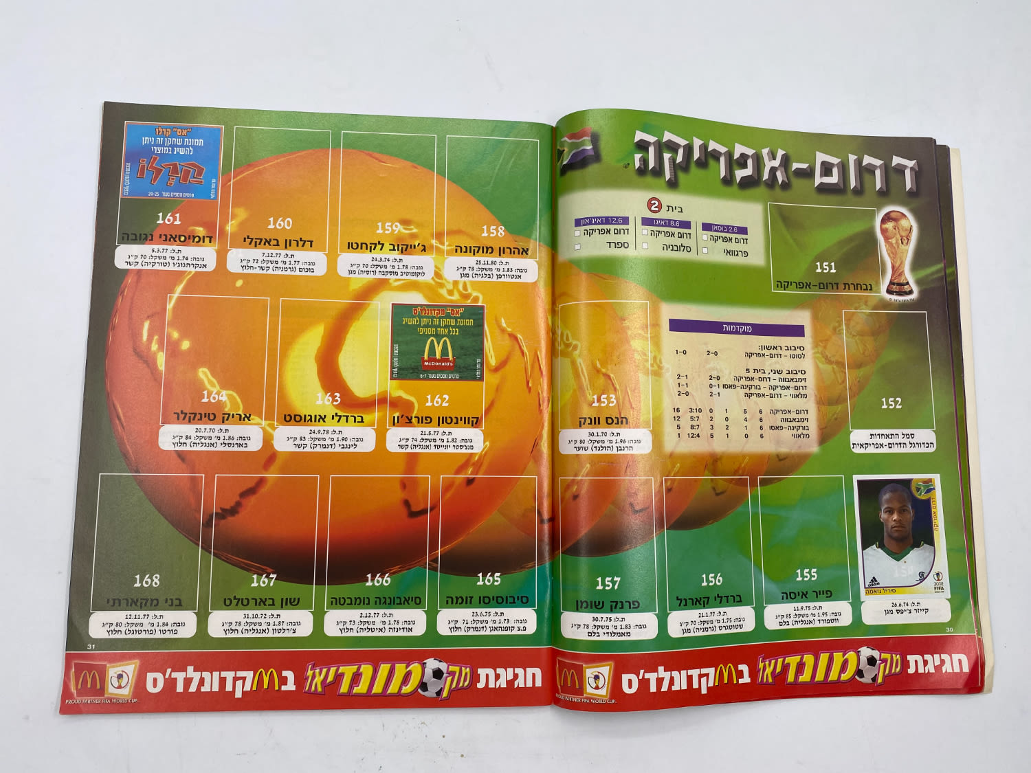 אלבומי מדבקות - אלבום סופרגול מונדיאל 2002 - קוריאה יפן
... - 1 1