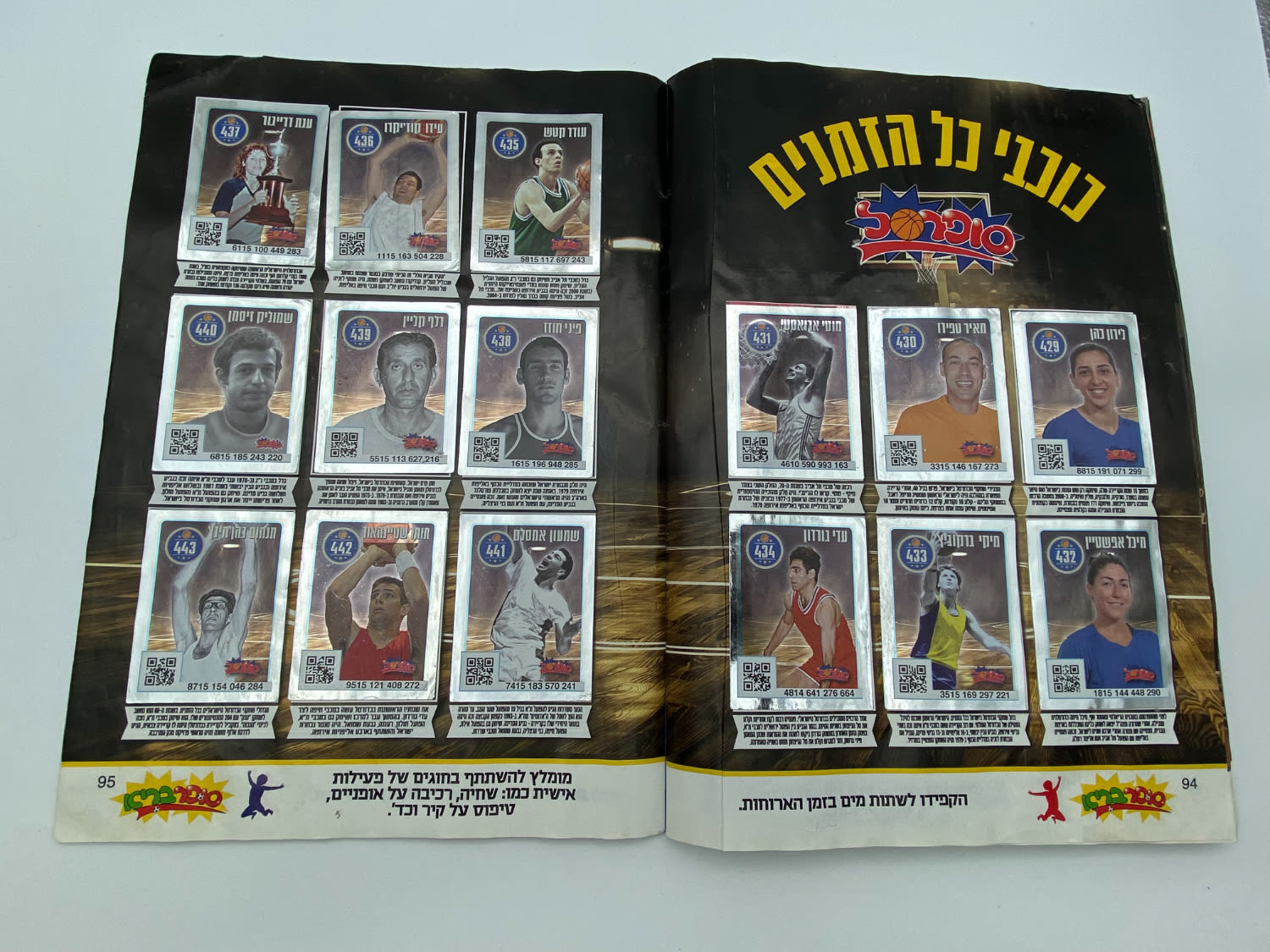 אלבומי מדבקות מלא! - אלבום סופרגול 2017-2018 - מלא במעל 400 מדבקות שונות
סוּפרגוֹל הוא שמו של אלבום איסוף ... - 1 41
