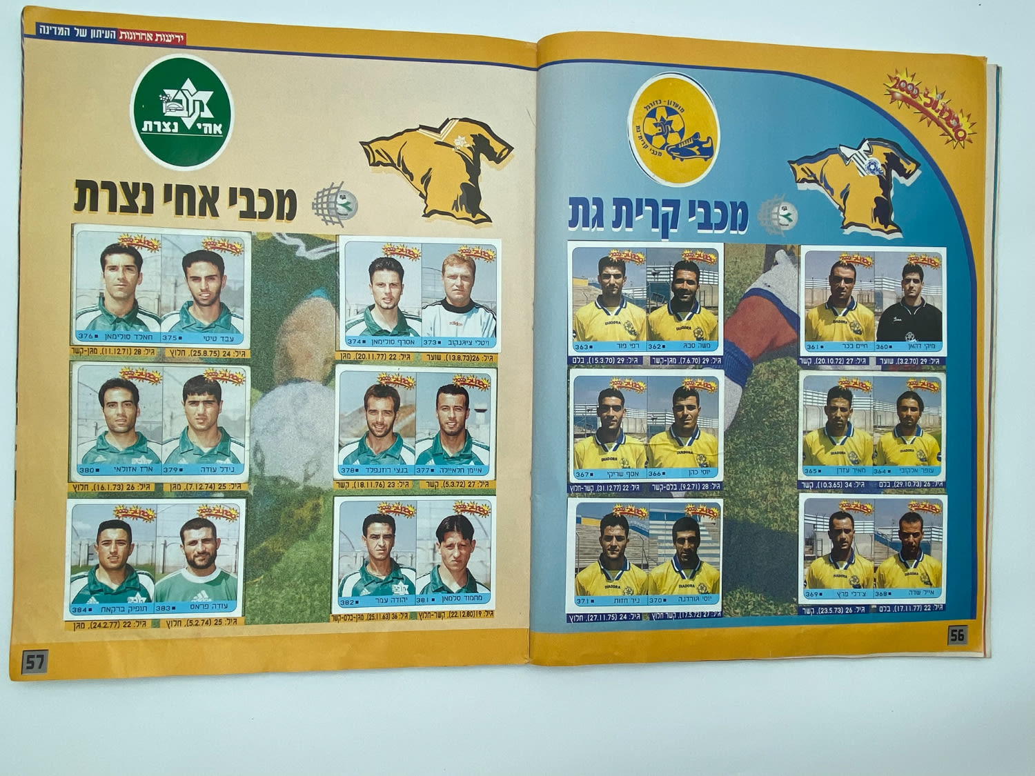 אלבומי מדבקות - אלבום סופרגול 2000, אלבום המילניום - 1 23