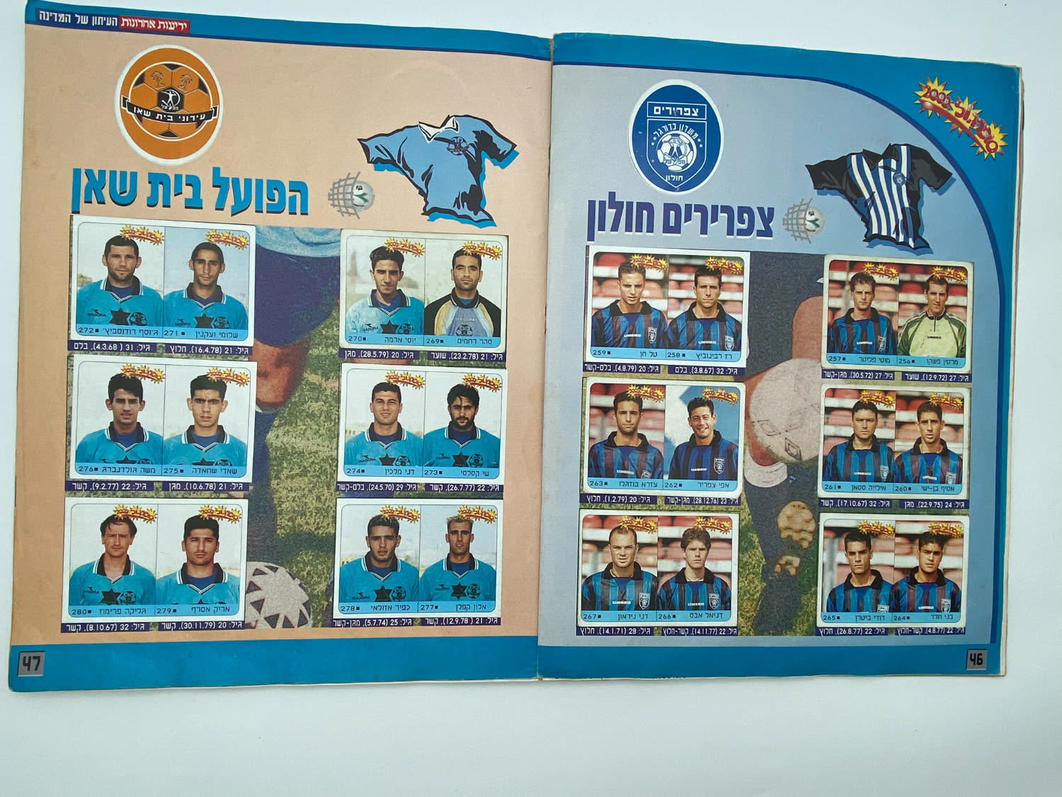 אלבומי מדבקות - אלבום סופרגול 2000, אלבום המילניום - 1 17