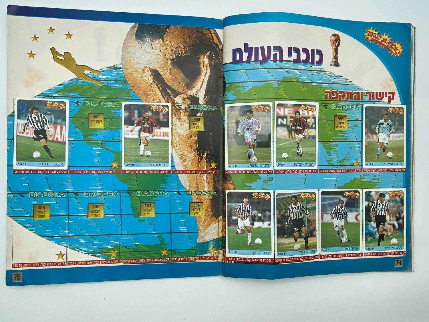 אלבומי מדבקות - אלבום סופרגול 2000, אלבום המילניום - 1 32