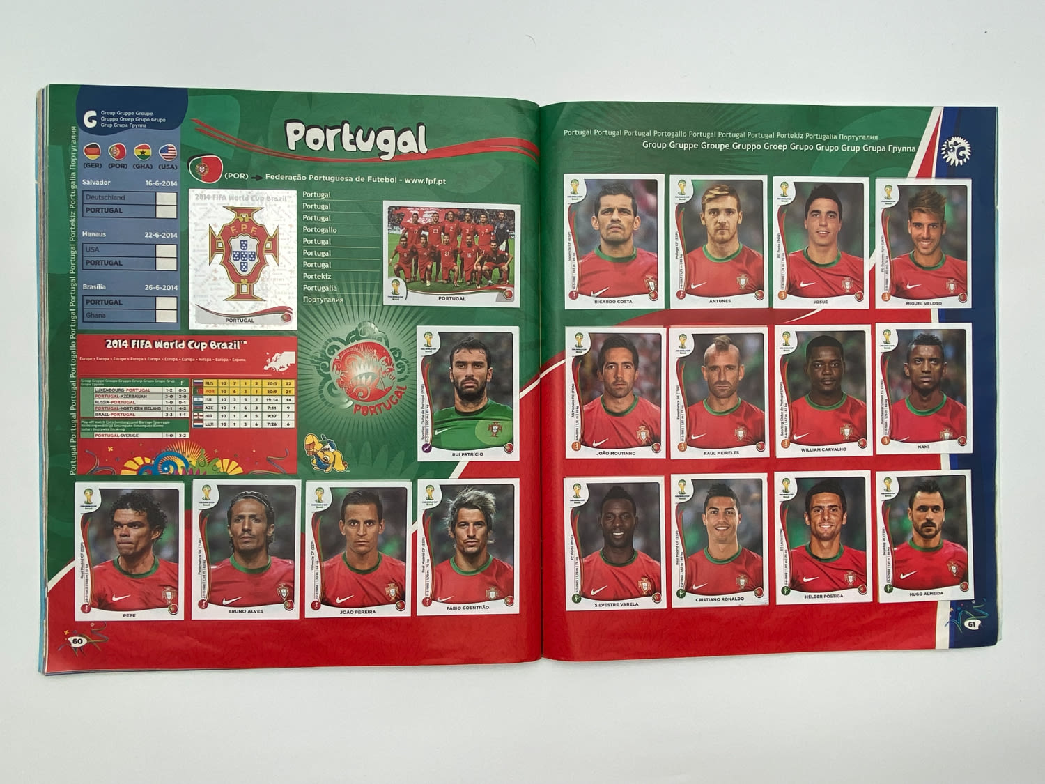 אלבומי מדבקות - אלבום מונדיאל ברזיל 2014, "FIFA WOURLD CUP BRAZIL", אנגלית - מלא
... - 1 25