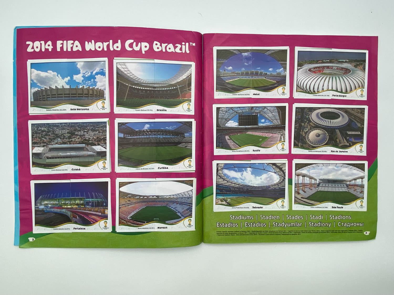 אלבומי מדבקות - אלבום מונדיאל ברזיל 2014, "FIFA WOURLD CUP BRAZIL", אנגלית - מלא
... - 1 22