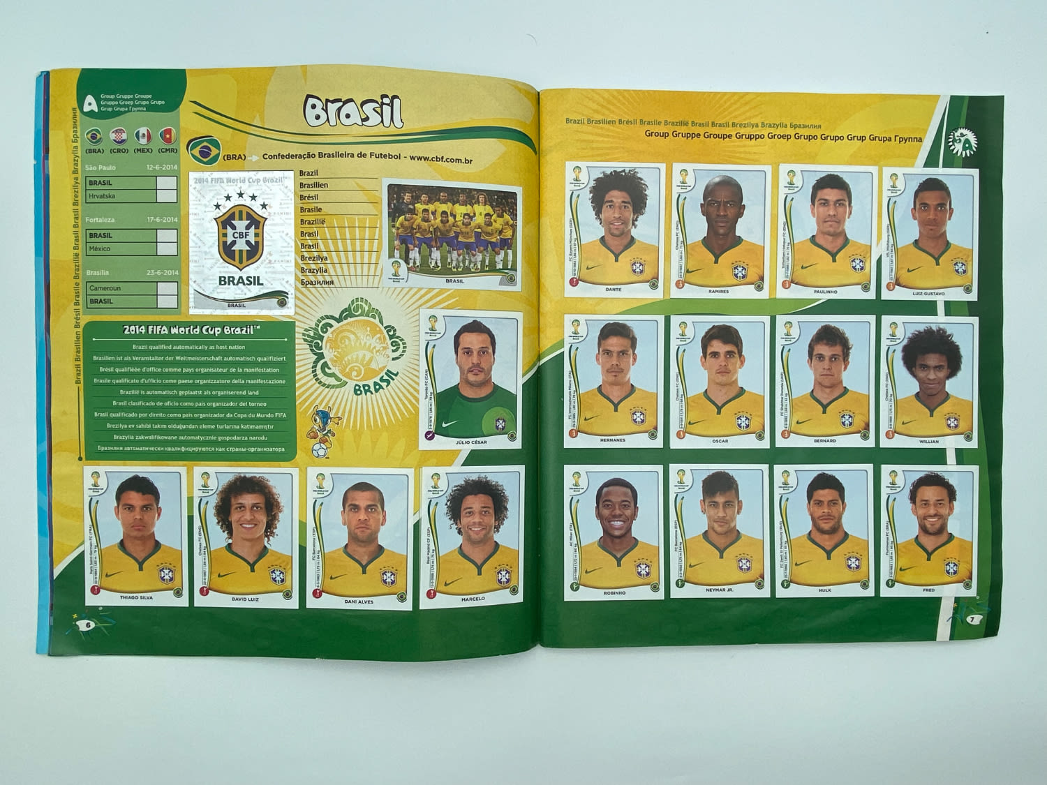 אלבומי מדבקות - אלבום מונדיאל ברזיל 2014, "FIFA WOURLD CUP BRAZIL", אנגלית - מלא
... - 1 37