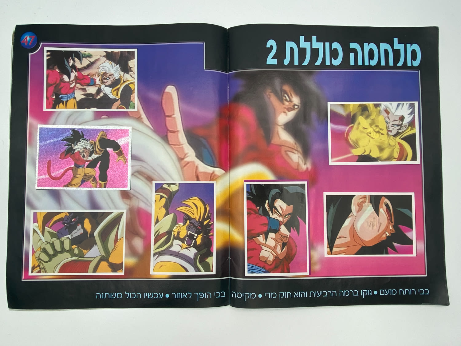 אלבומי מדבקות - אלבום "דרגון בול GT" - מלא ללא חוסרים - עברית
... - 1 23