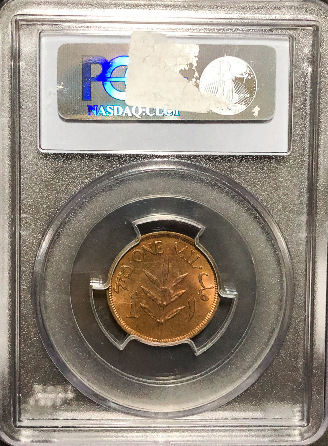 Palestine - 1 mil 1939 - PCGS 65 RB. - 1 3