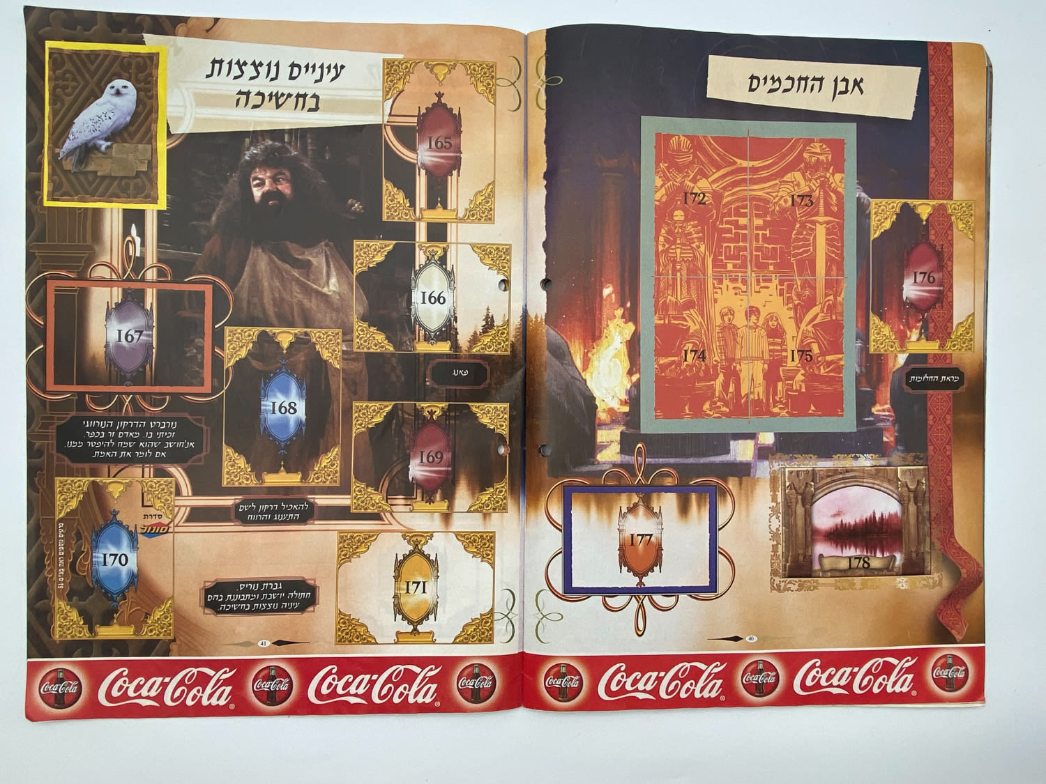 אלבומי מדבקות - אלבום מדבקות הארי פוטר ואבן החכמים, "Harry Potter and the Philosopher Stone" ... - 1 13
